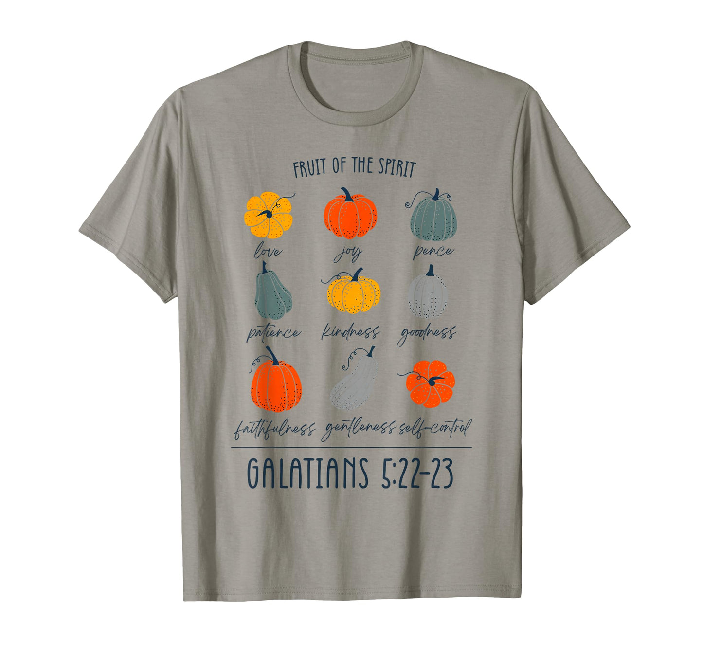 Fruit Of The Spirit Galatians 5 22 23 Pumpkin T-Shirt