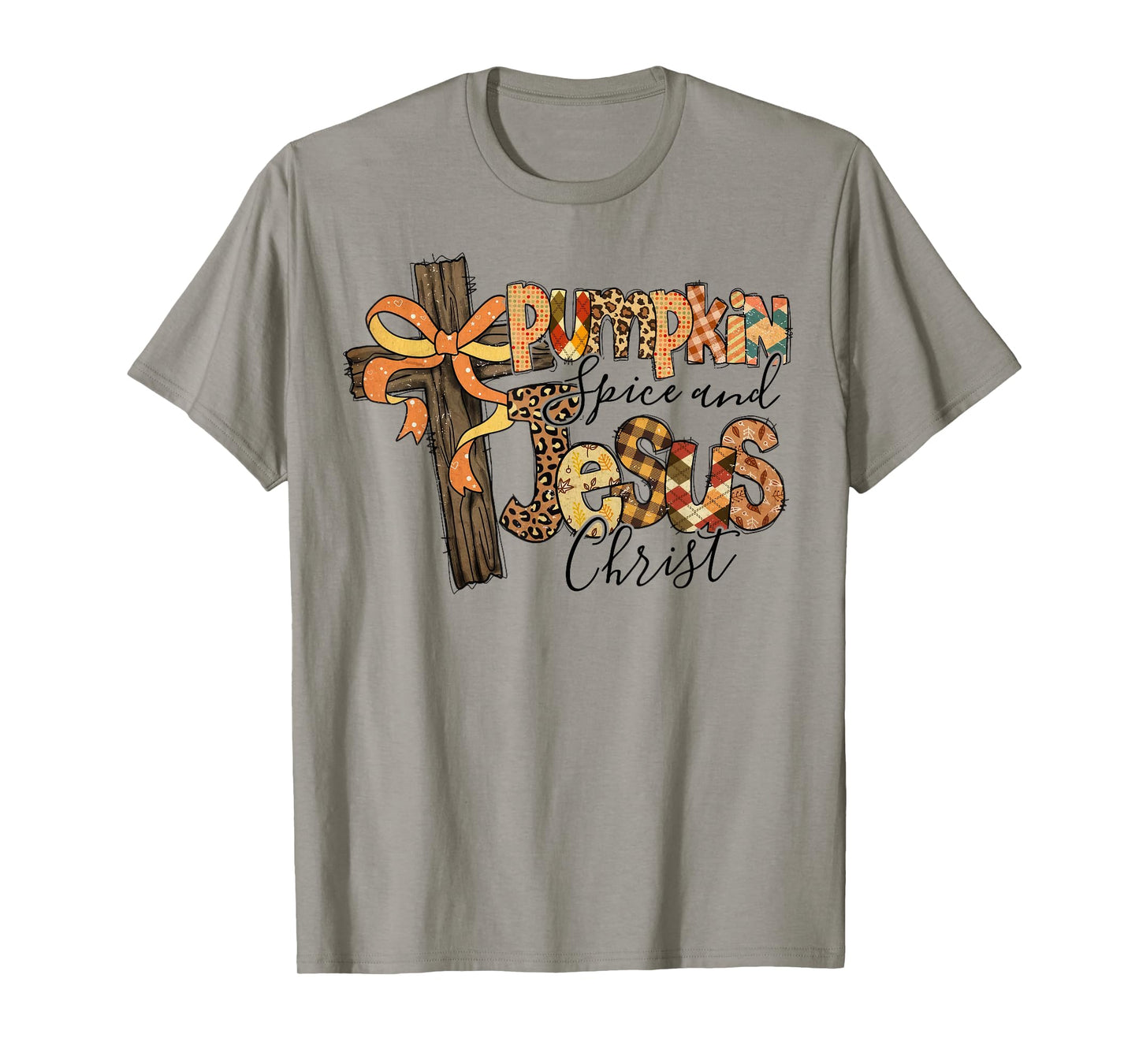 Pumpkin Spice Jesus Christ Funny Fall Thanksgiving Christian T-Shirt