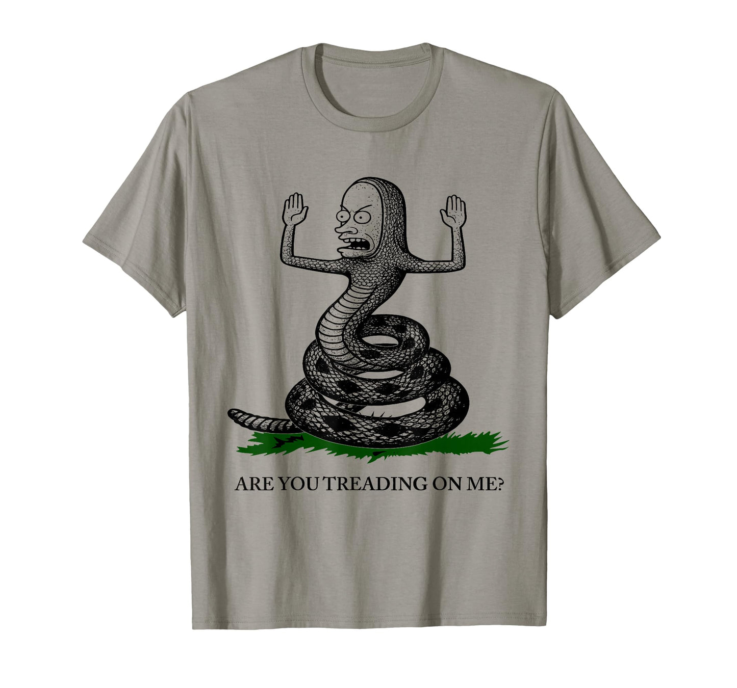 are You Treading On Me Gadsden Snake Satire Patriotic Funny T-Shirt