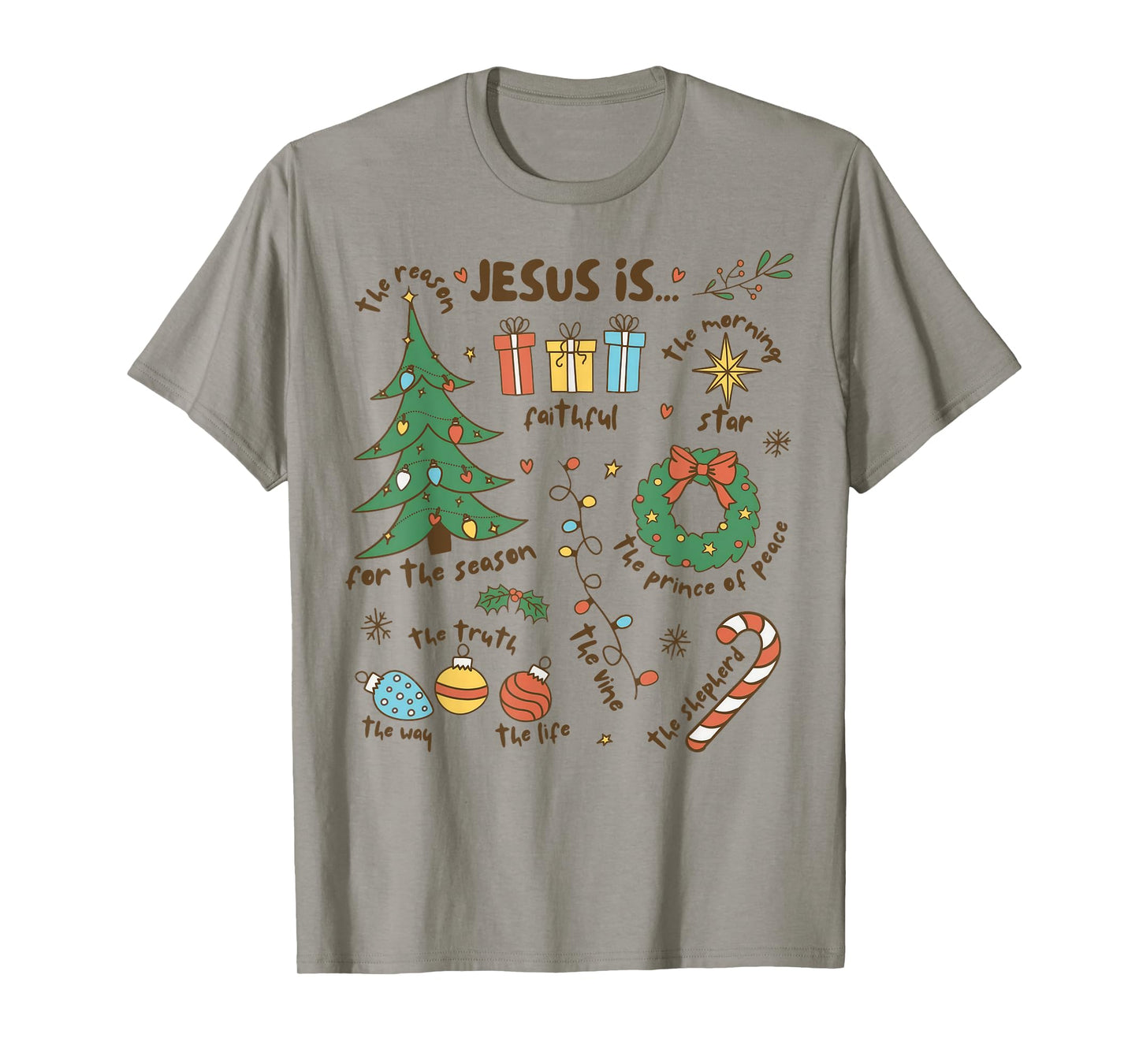 Jesus Is The Reason For The Season Retro Religious Christmas T-Shirt