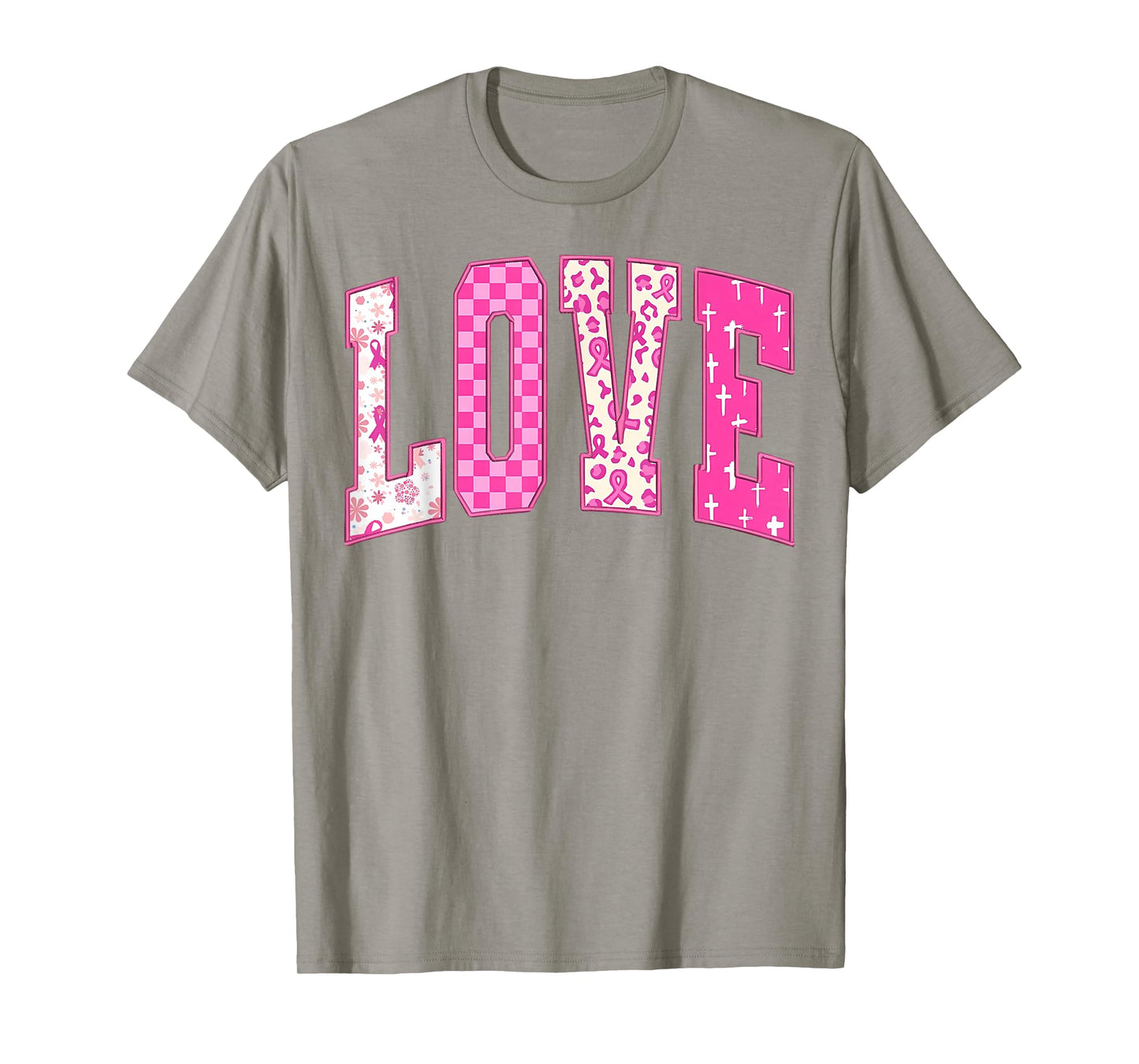 Breast Cancer Christian Fight Hope Faith Love Matching Group T-Shirt