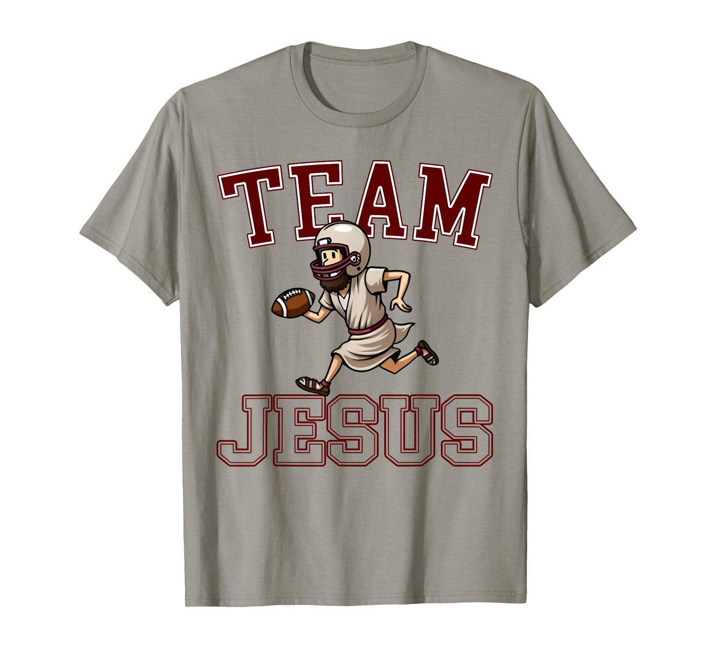 Football Team Jesus Christian Faith Bible Game Day Sports T-Shirt