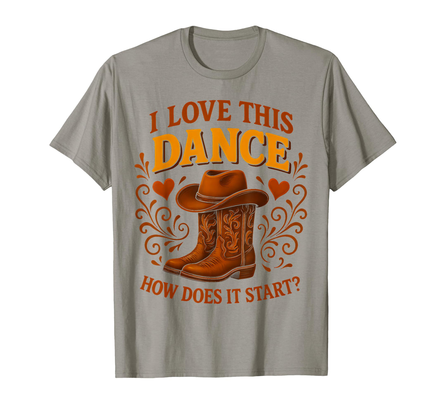 Retro How Does This Dance Start Line Dancer Country T-Shirt