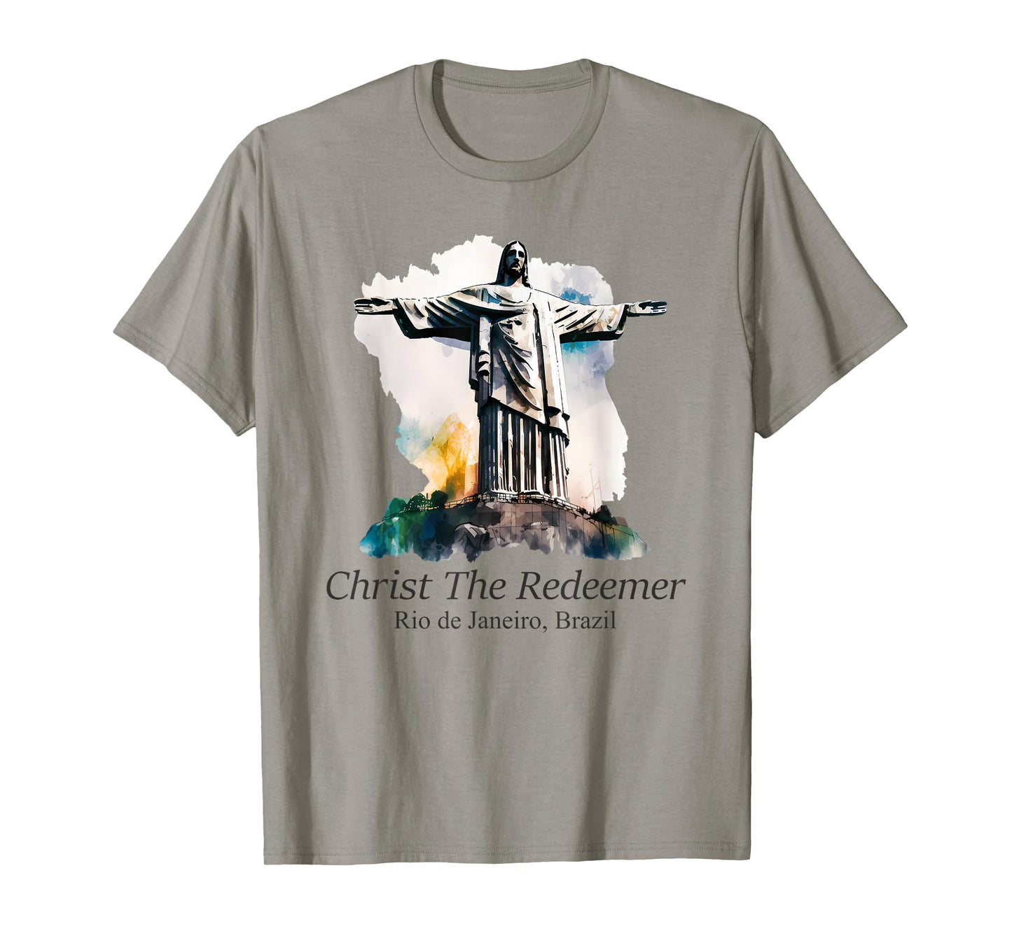 Funny Jesus Christ The Redeemer Travel Destination Graphic T-Shirt