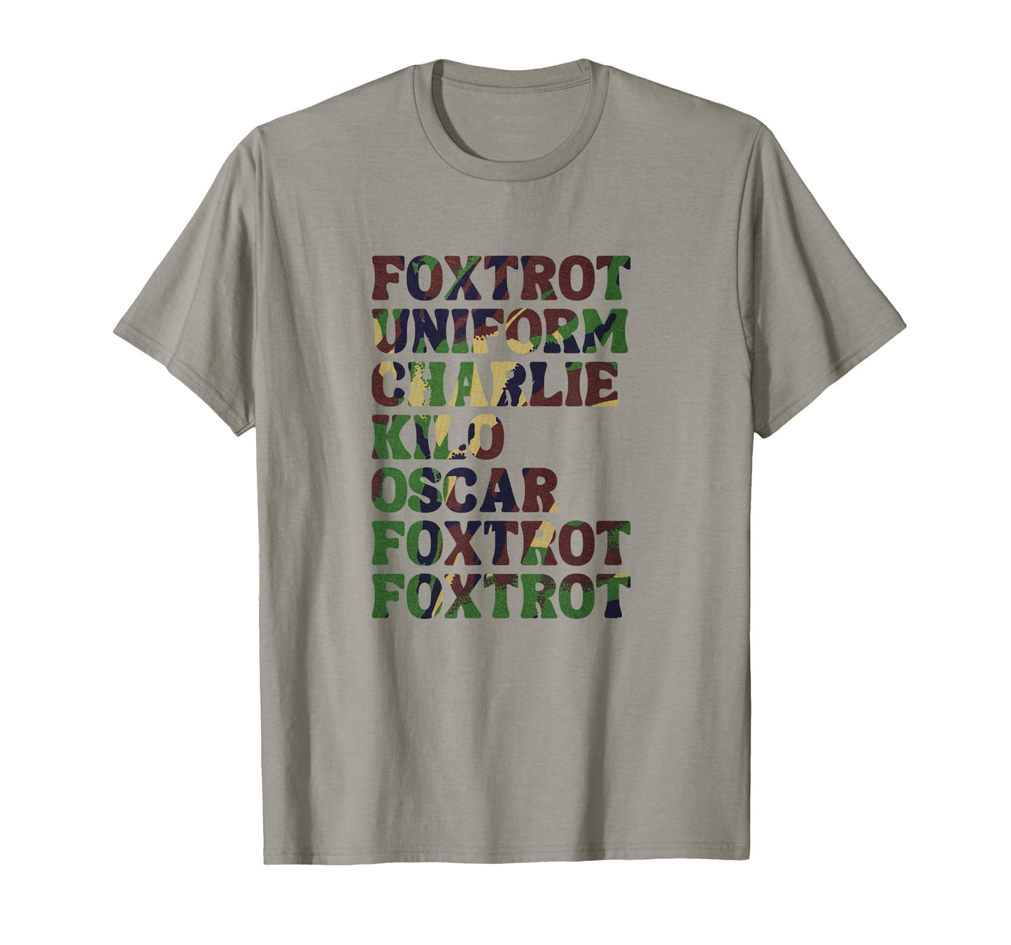 Funny Phonetic Alphabet Nato Military Police Army Tactical T-Shirt