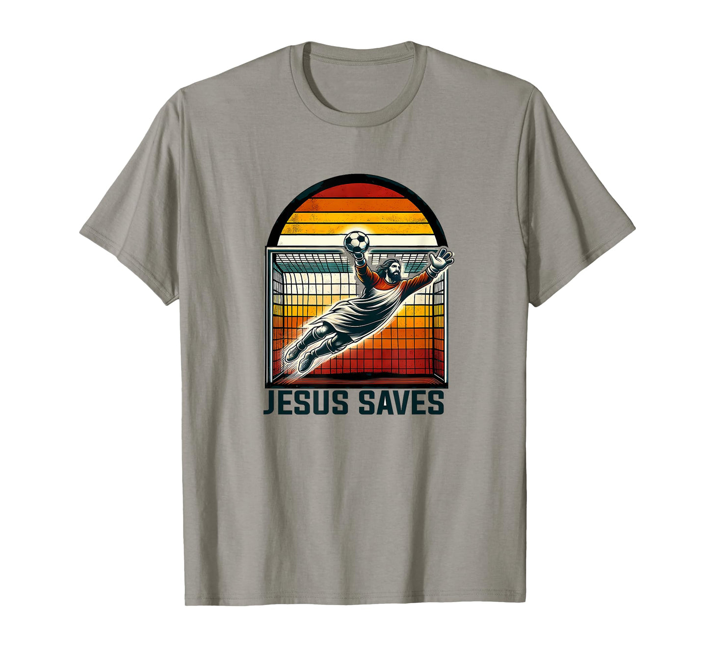 Jesus Saves Funny Soccer T-Shirt