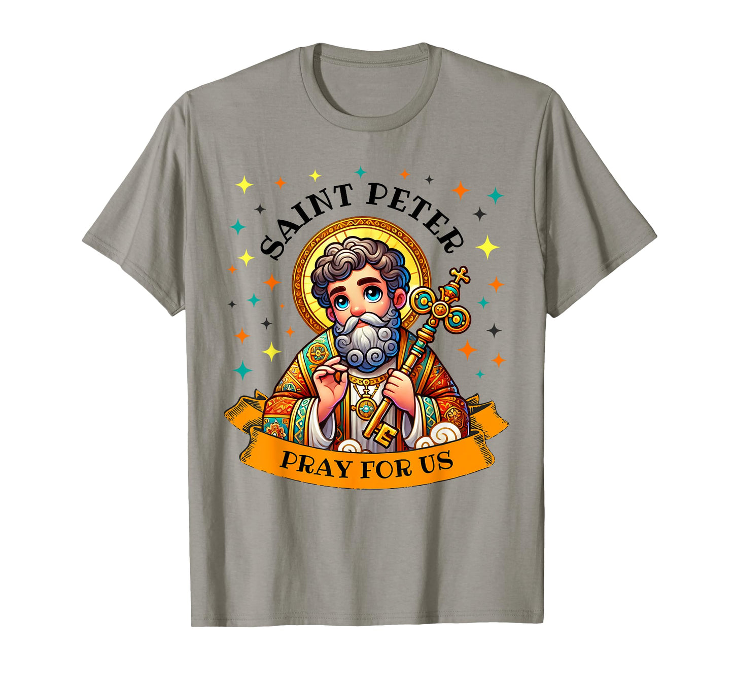 Saint Peter Keys to the Kingdom Catholic Saint for Kids T-Shirt