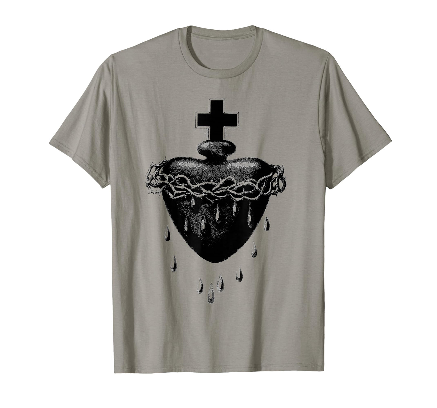 Devotion to The sacreded Heart of Jesus Vintage Catholic Art T-Shirt