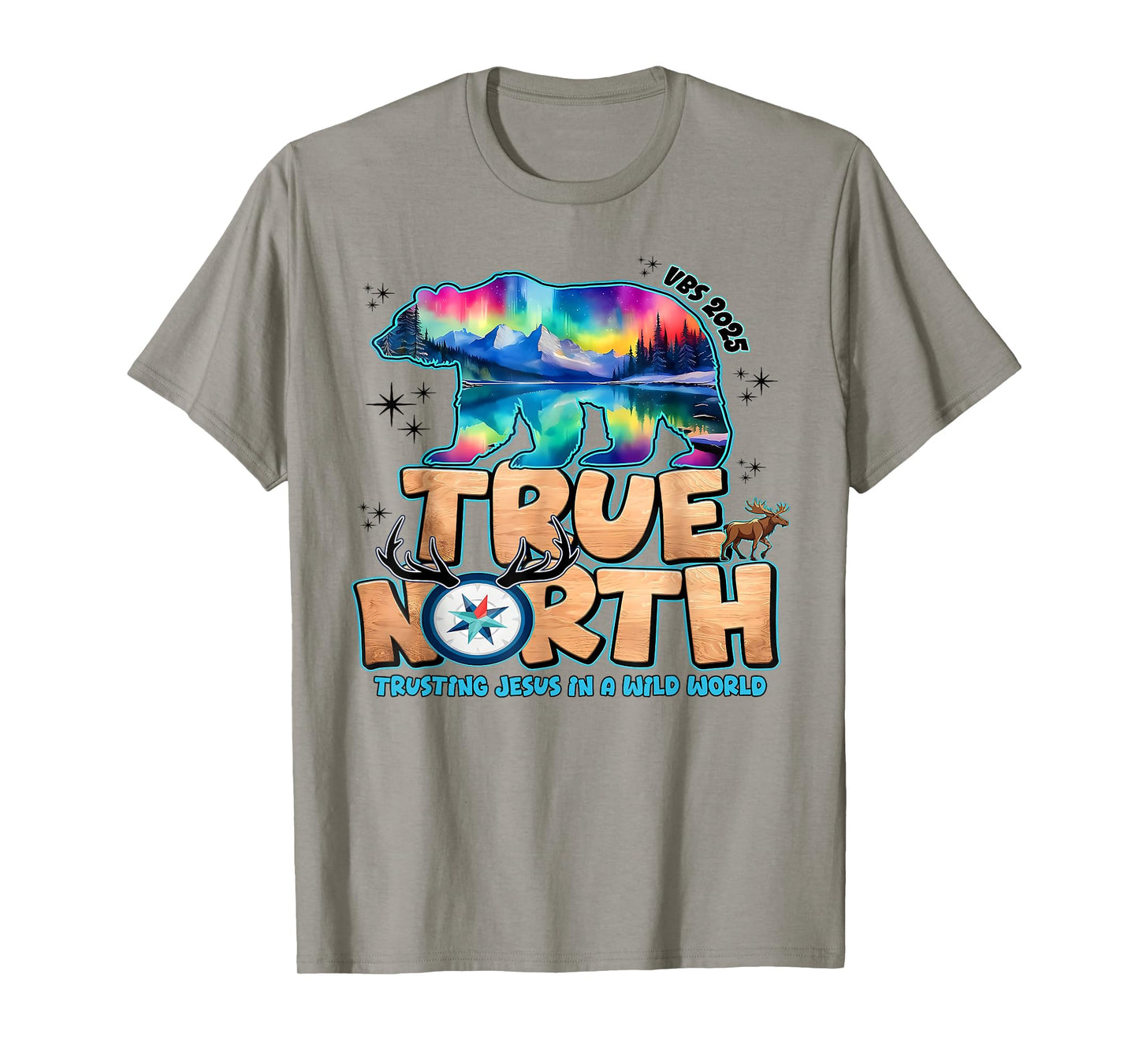 VBS 2025 True North Trusting Jesus Christian Summer Camp T-Shirt