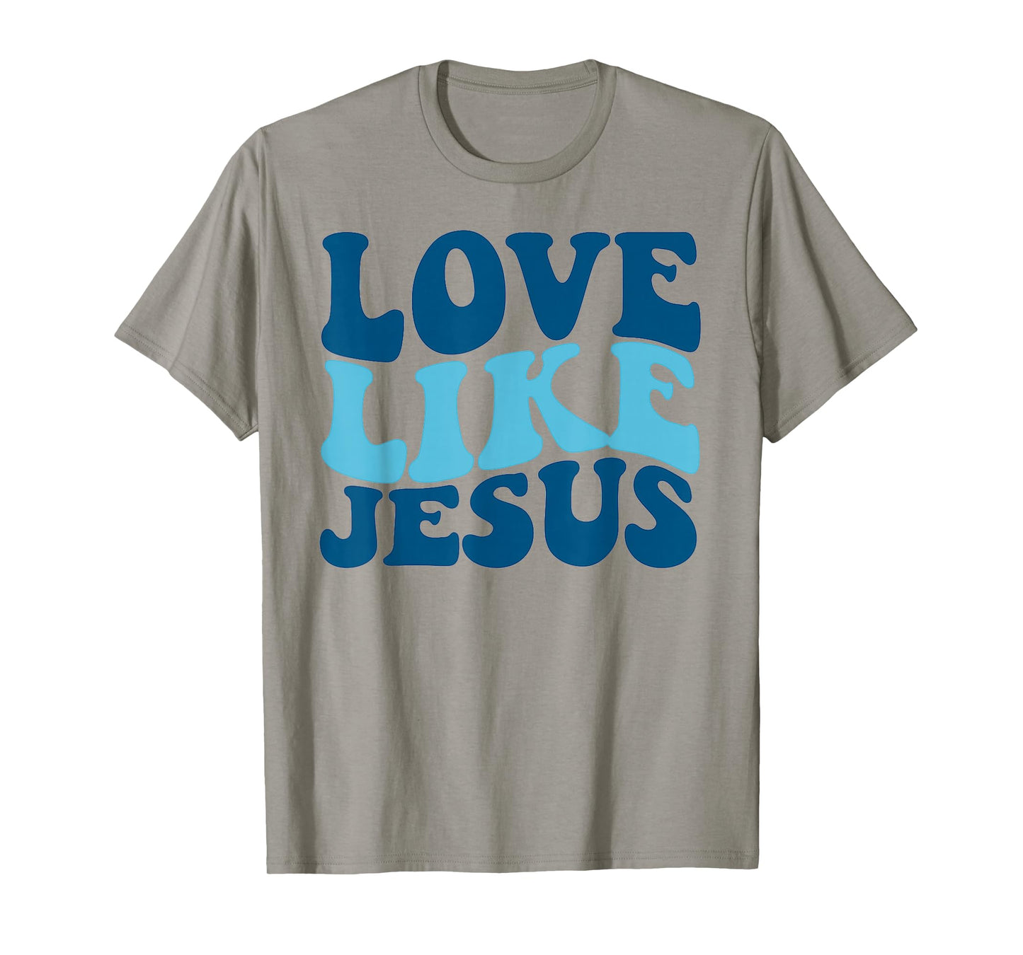Love Like Jesus Christian God Faith 2 Sided Printed T-Shirt