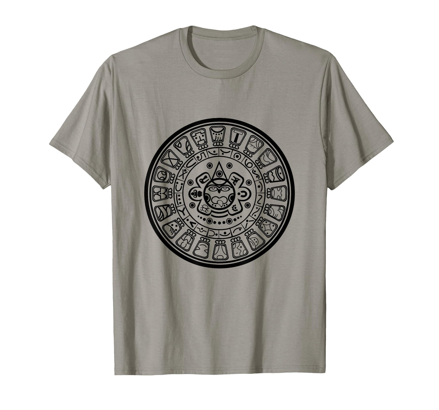 Sacred Aztec Wheel, Mayan Sun God Calendar, Maya Symbol T-Shirt