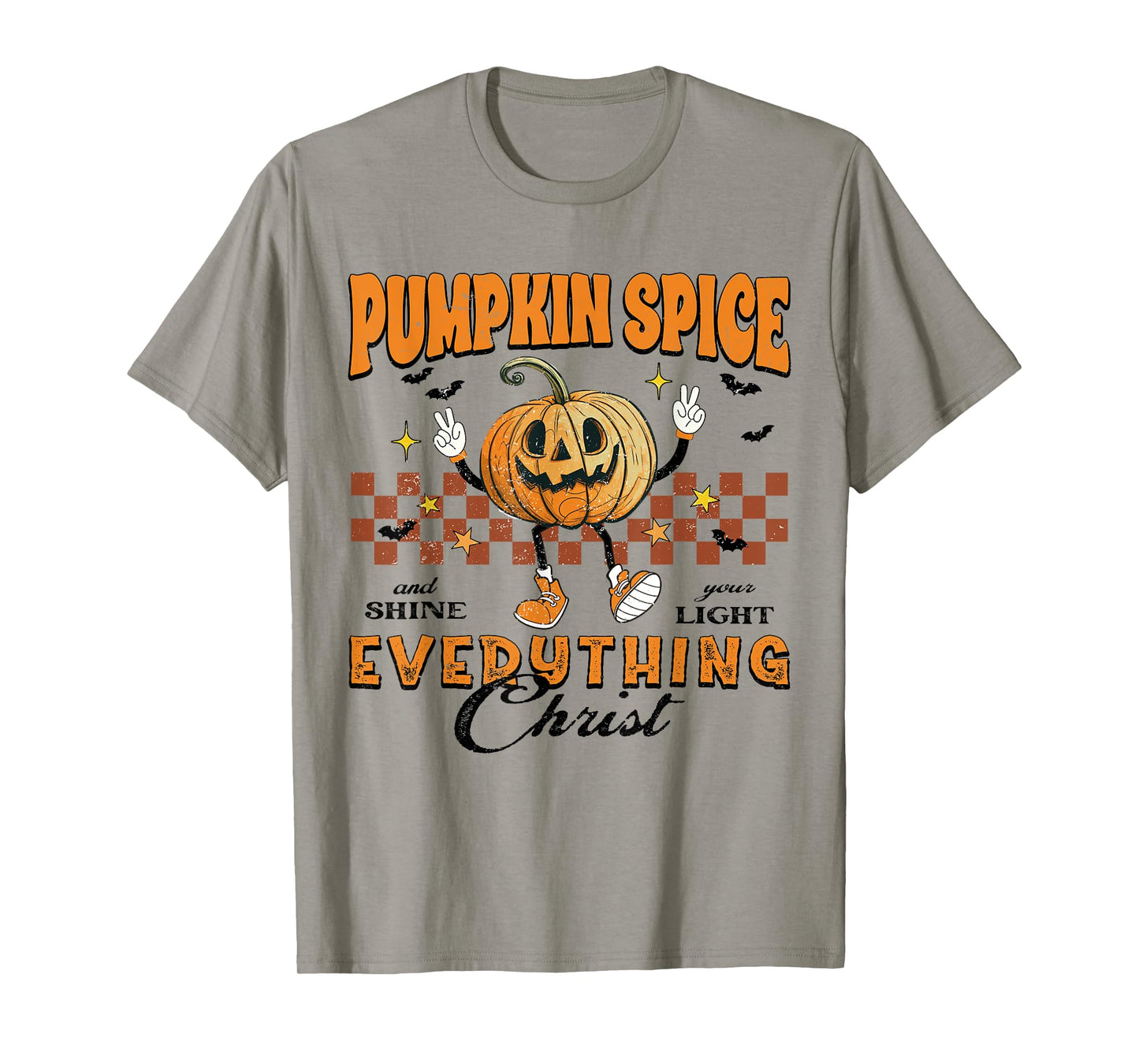 Pumpkin Spice And Everything Christ Jesus Fall Halloween T-Shirt
