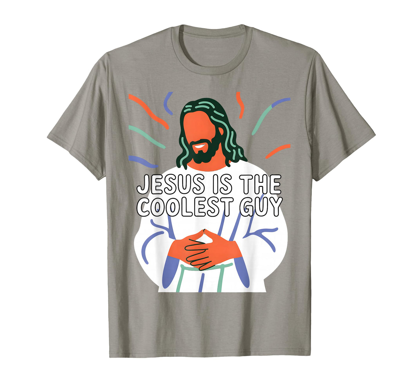 Jesus Faith Cool Christian Joyful Fun Design T-Shirt