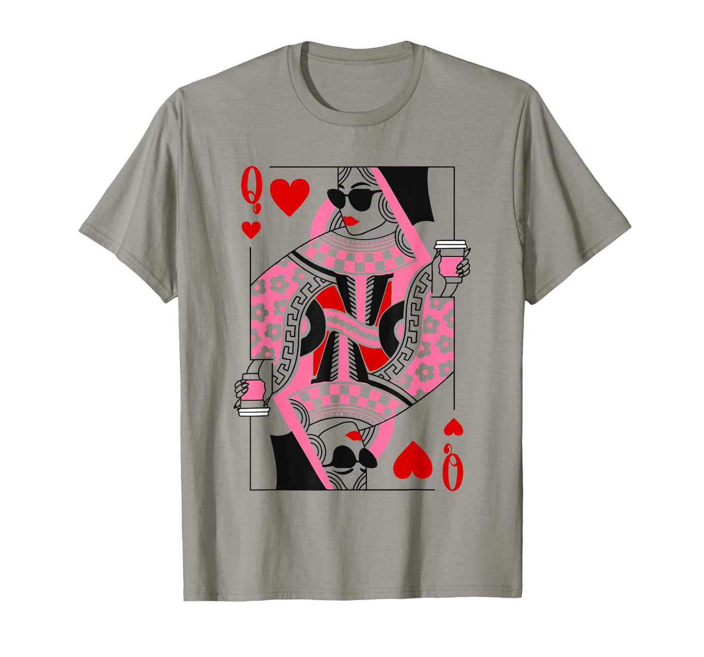 Queen of Hearts Coffee Lover T-Shirt