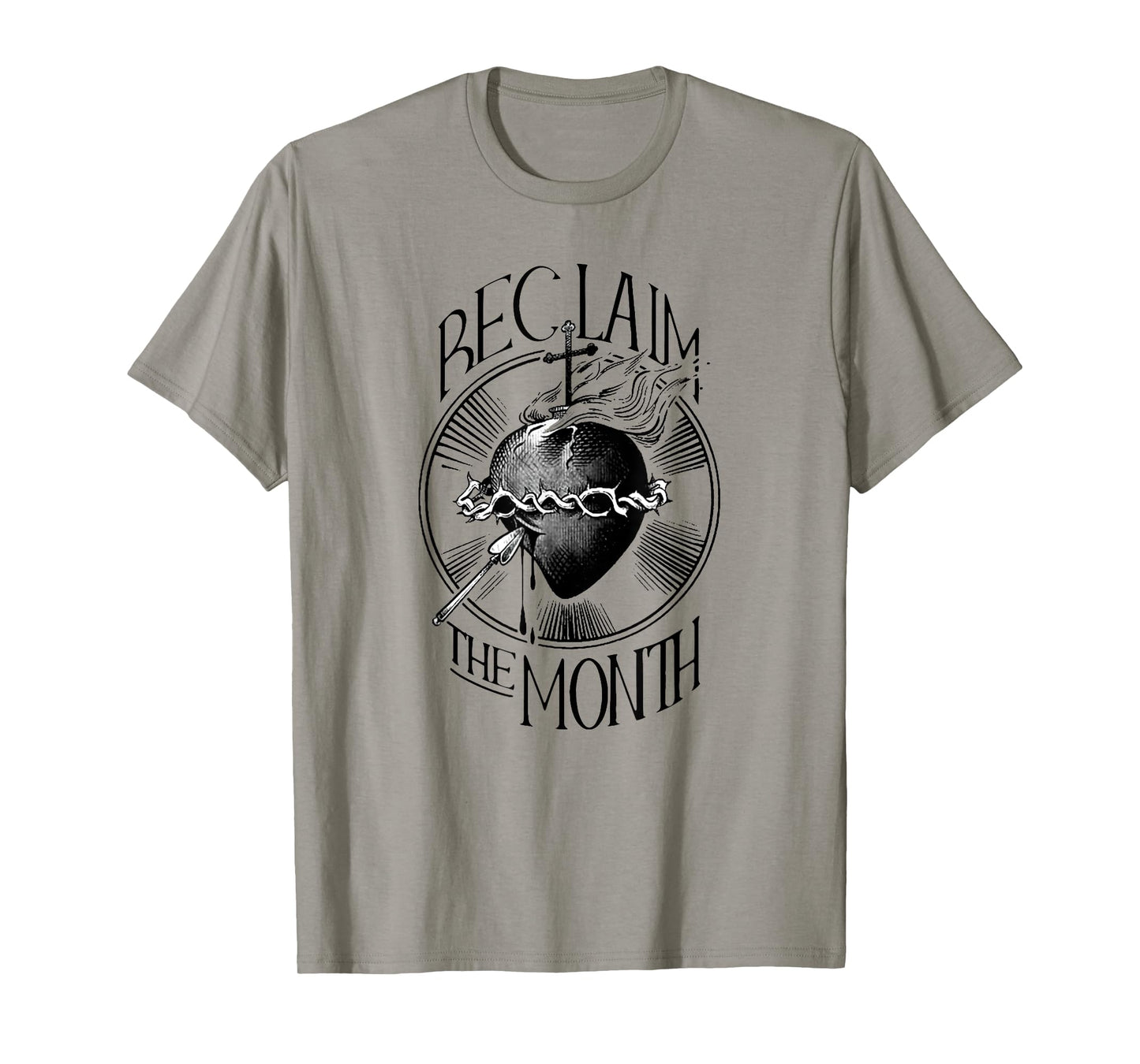 Funny Reclaim The Month Sacred of Heart of Jesus T-Shirt