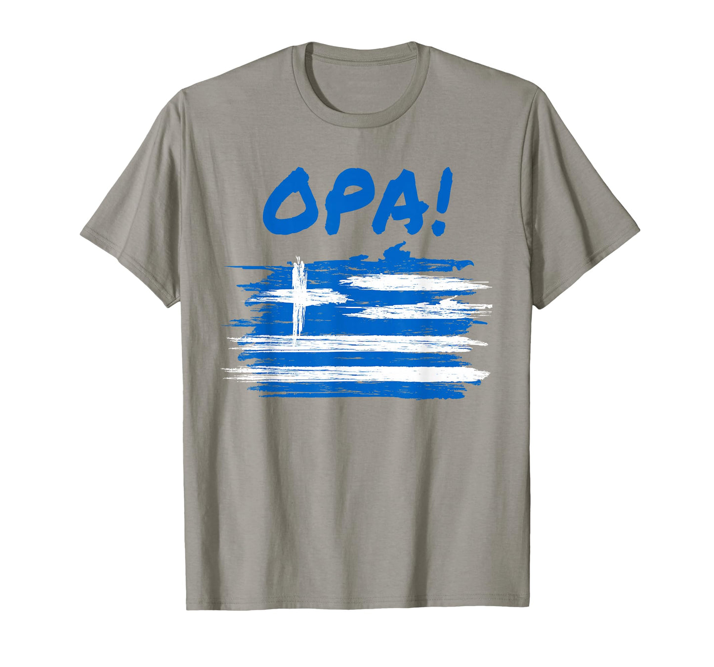 OPA! Funny Traditional Greek Party Quote & Flag of Greece T-Shirt