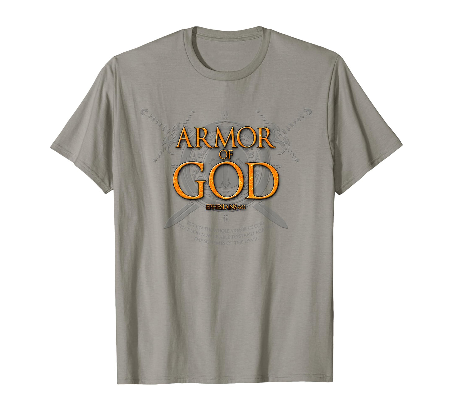 Armor of God Christian Gift Bible Quote T-Shirt Clothing