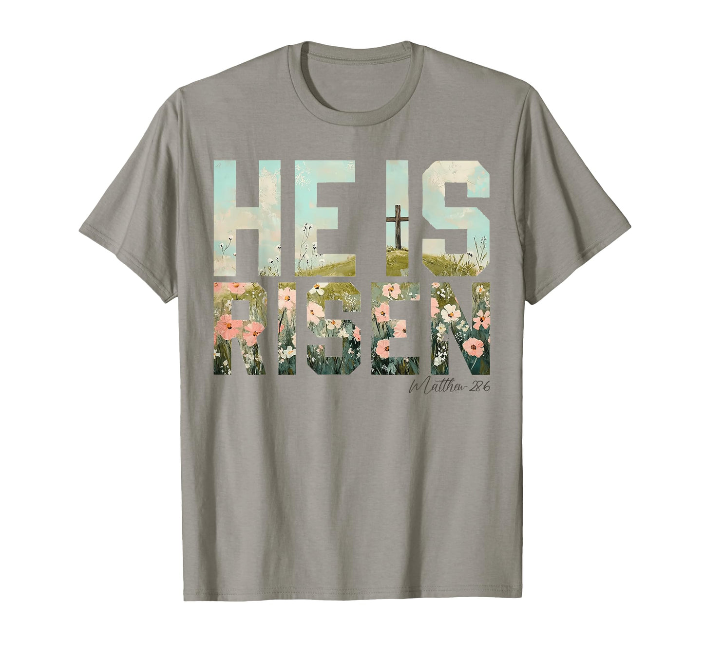 He is Risen Boho Easter Christian Jesus T-Shirt