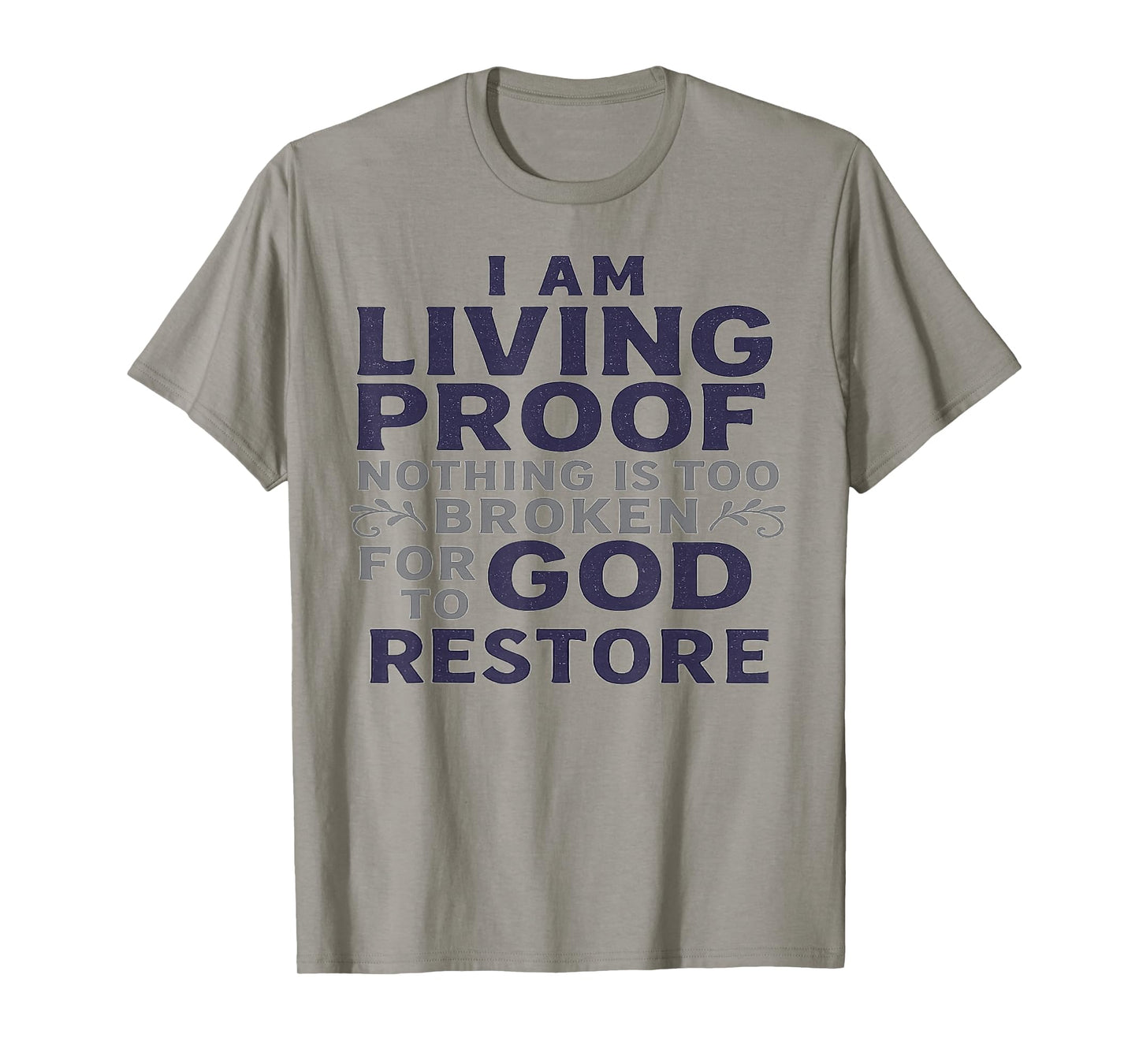 Christian Religious God Restoration Broken Faith Based Gifts T-Shirt