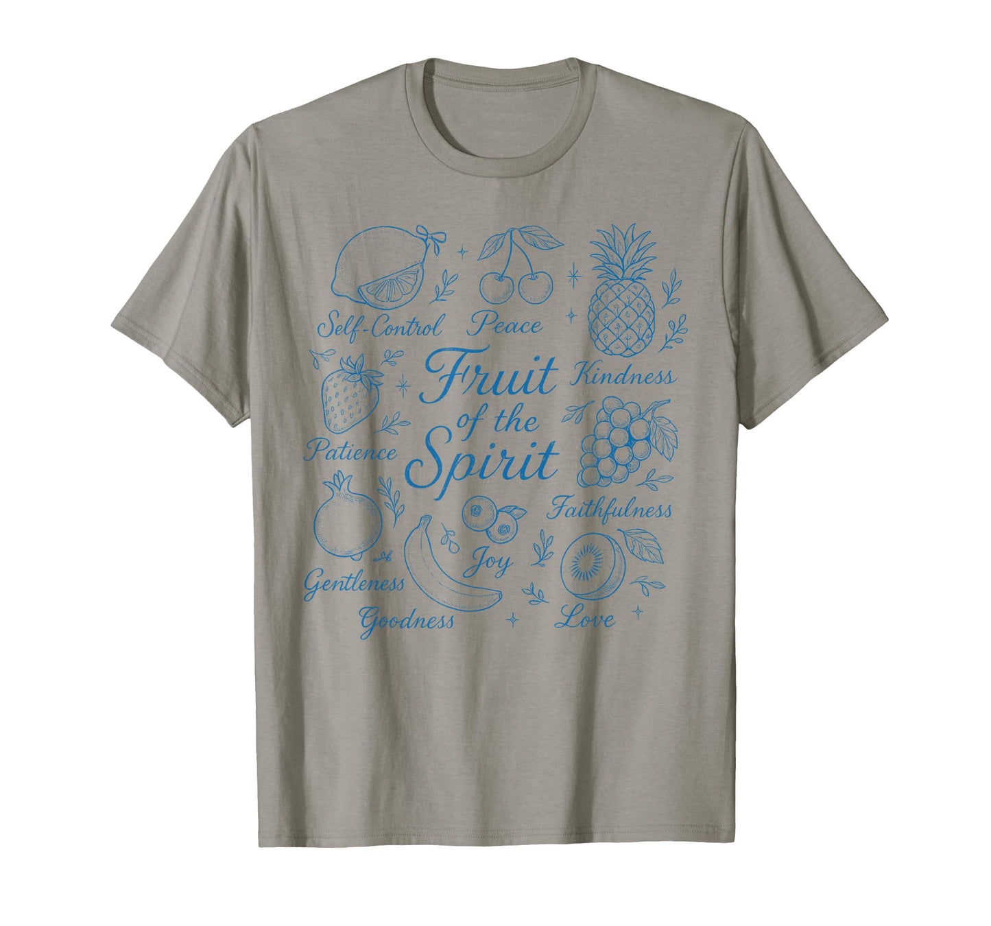 Aesthetic Fruit of The Spirit Christian Bible Jesus Verse T-Shirt