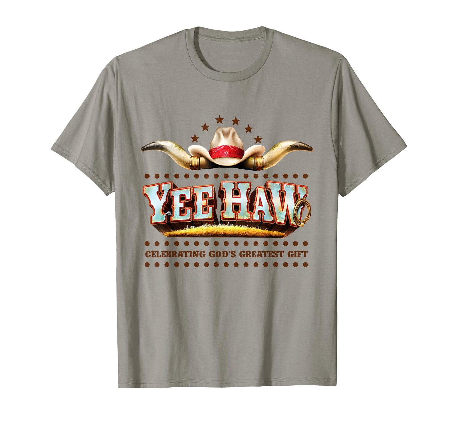 Yee Haw Celebrating God's Funny Cowboy VBS 2025 T-Shirt