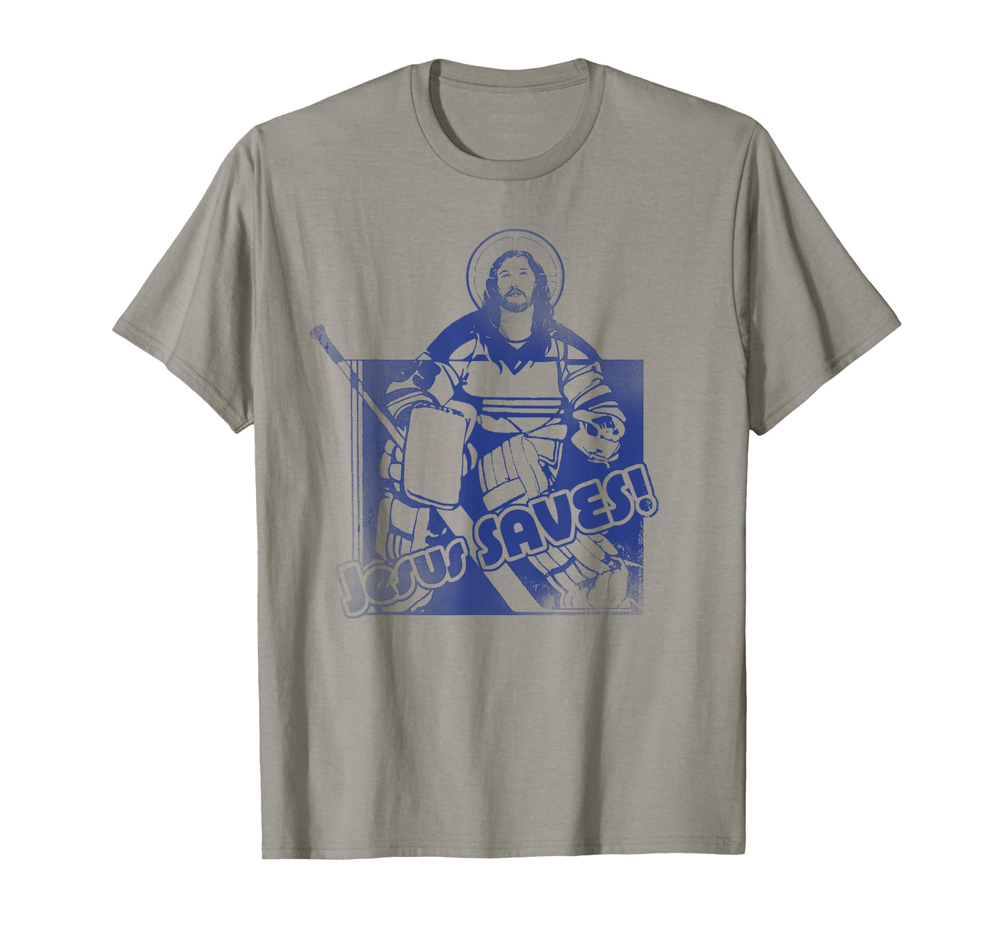 Jesus Saves Funny Hockey Adult T Shirt T-Shirt