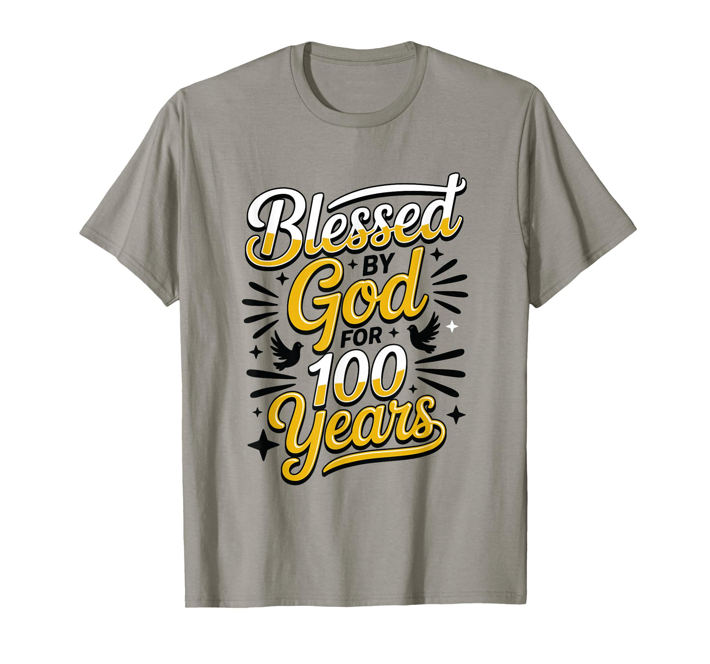 100th Birthday Religious Blessed by God for 100 Years T-Shirt