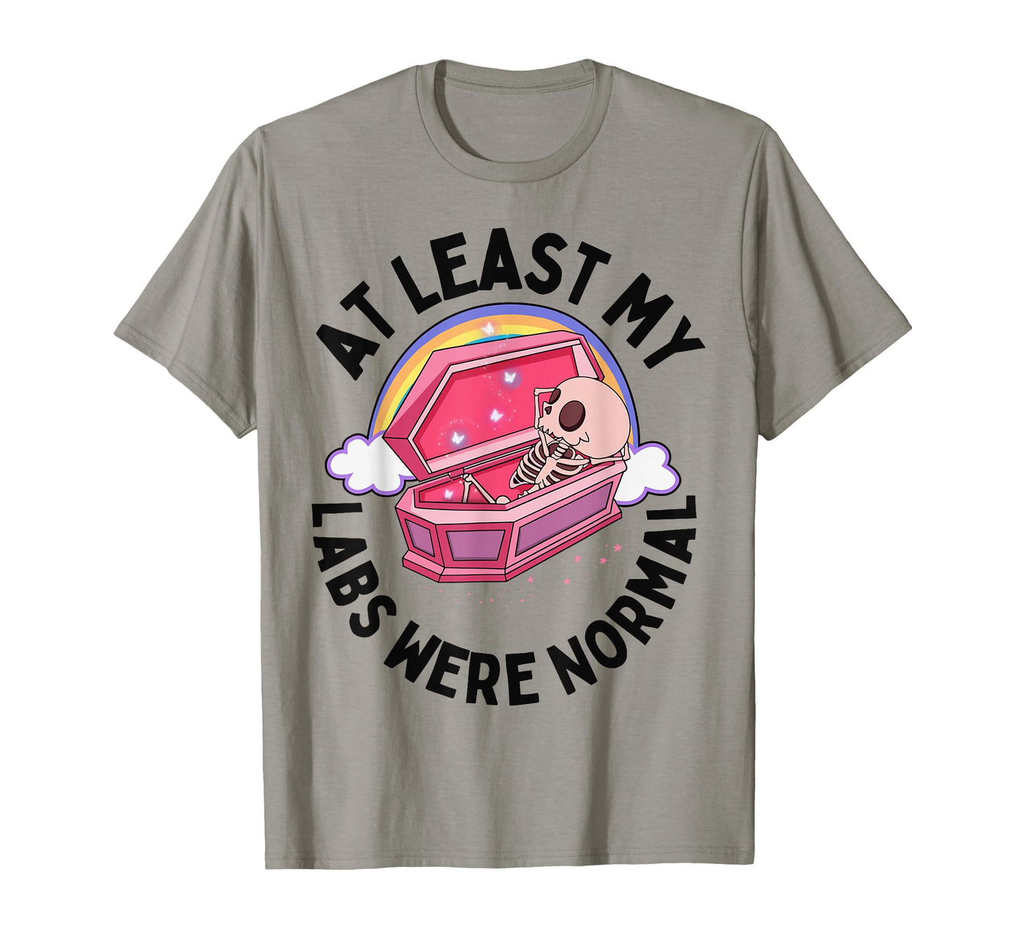 Groovy at Least My Labs were Normal Skeleton Halloween Quote T-Shirt