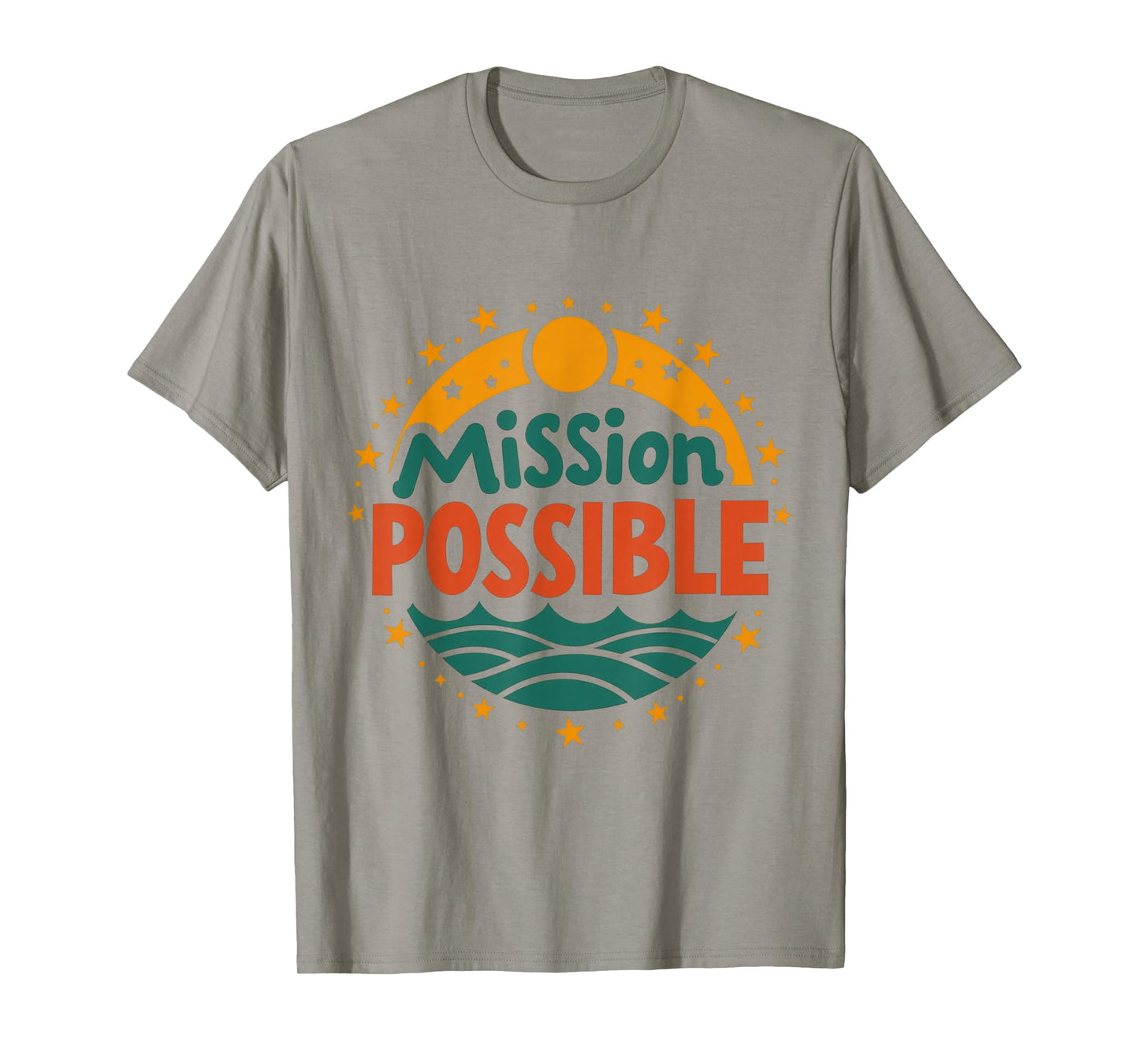 Mission Possible Motivational Inspirational School T-Shirt