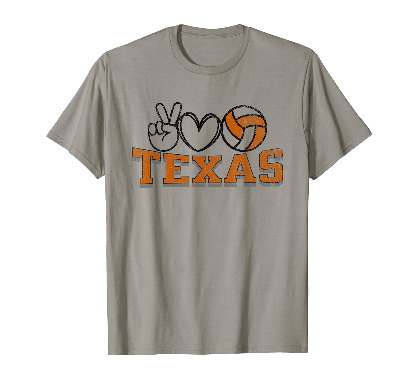 Peace Love Volleyball - Texas Women Teen Girls Tween Players T-Shirt