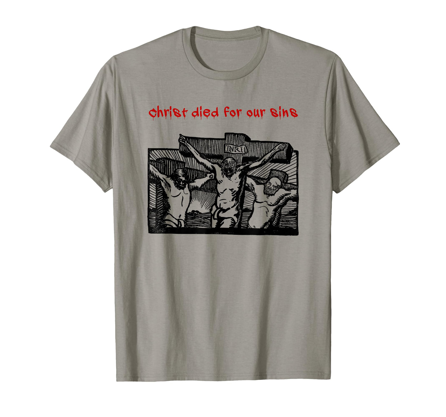 Christ Died for Our Sins (Minimalist Jesus Graphic) T-Shirt
