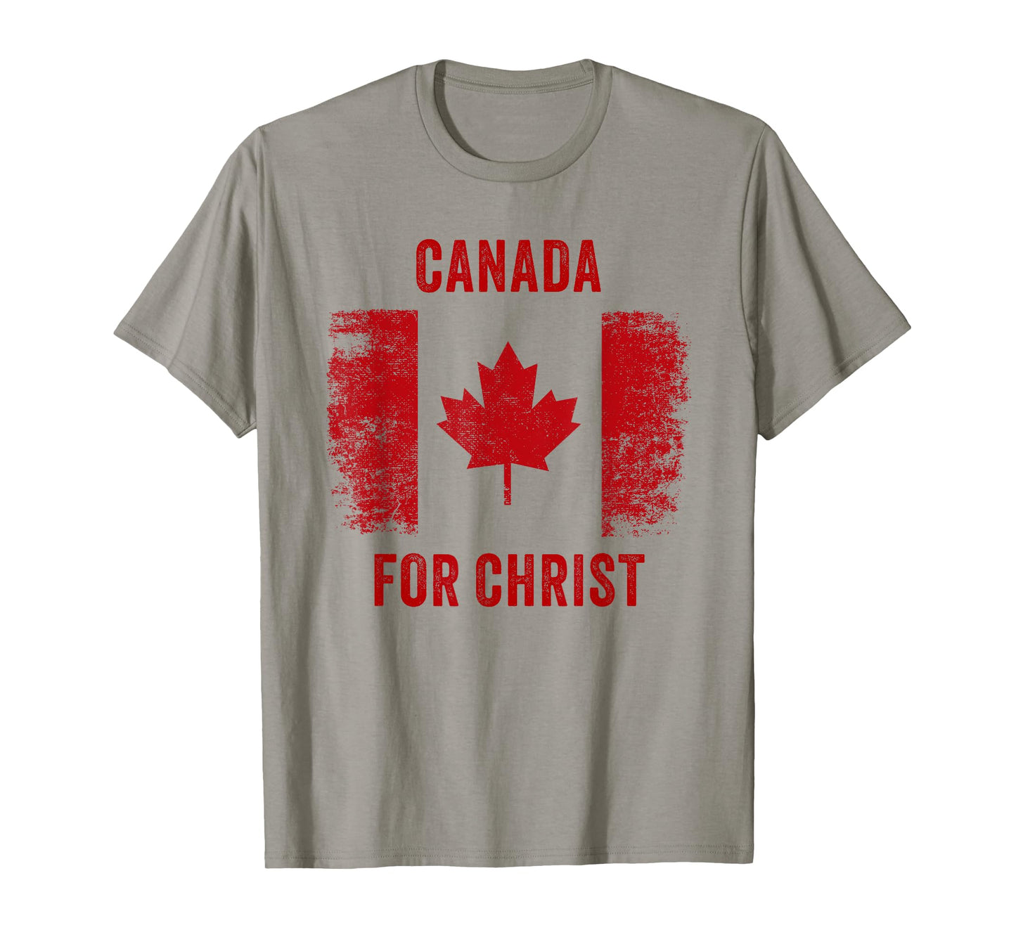 Canada for Christ β Canadian Flag Cross Revival Graphic T-Shirt