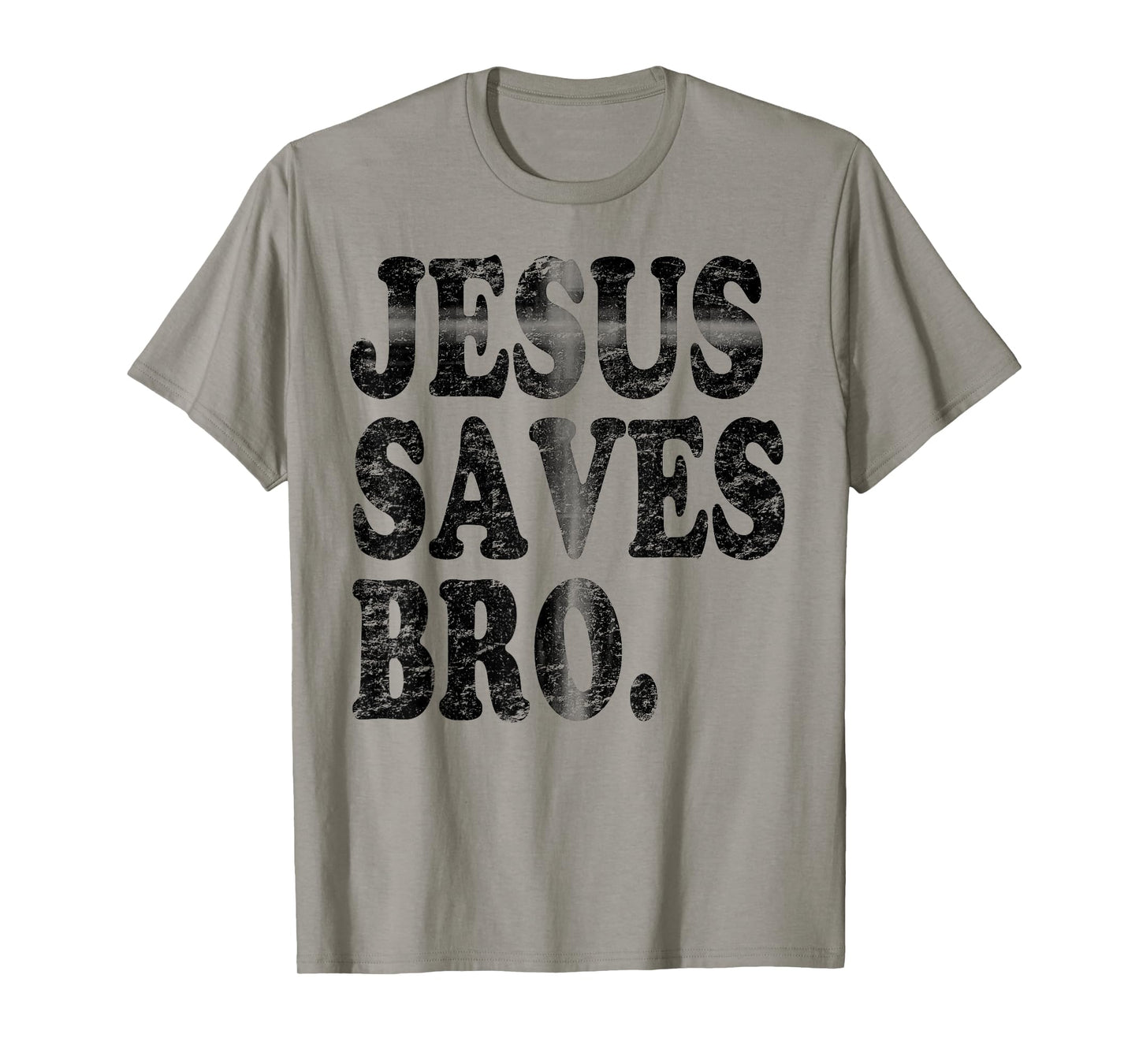 Jesus Saves Bro Vintage Hidden Christian Cross T-Shirt