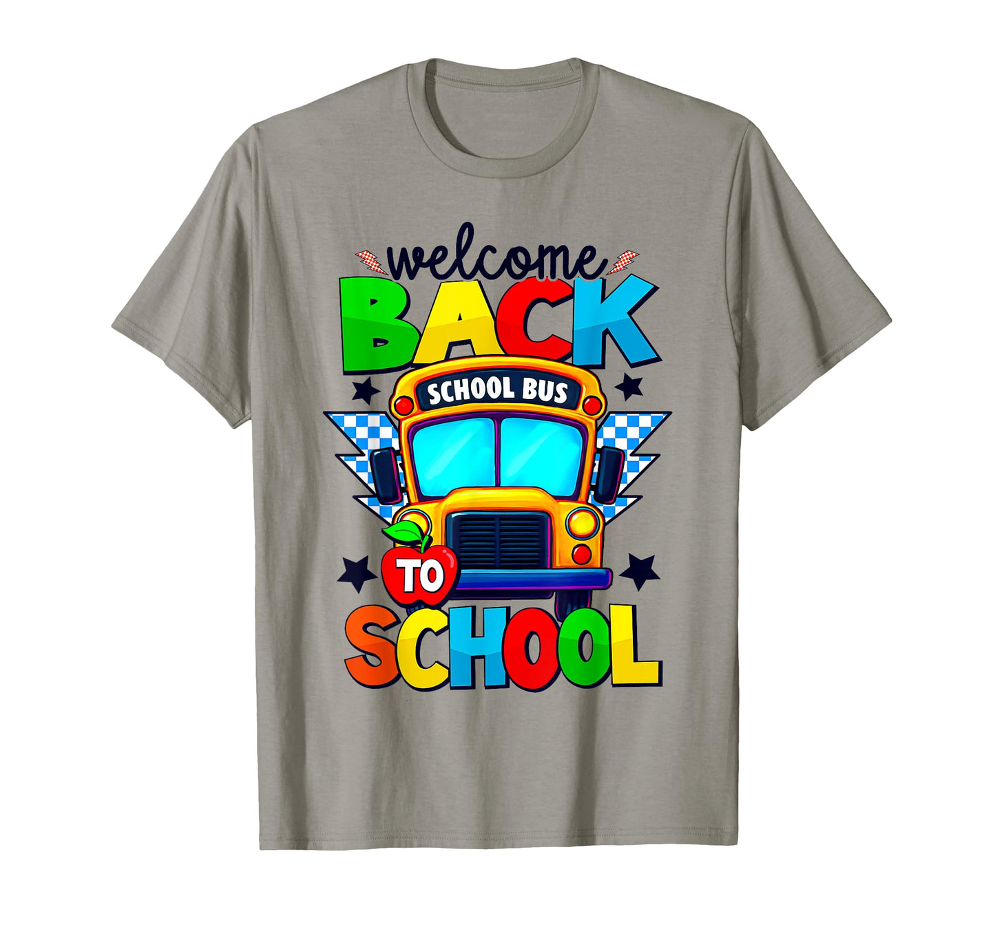 Welcome Back To School Bus Happy First Day Of School Student T-Shirt
