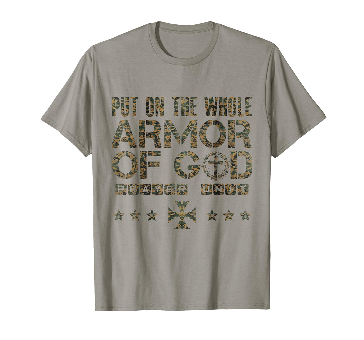Faith Religious Put On The Whole Armor Of God T-Shirt