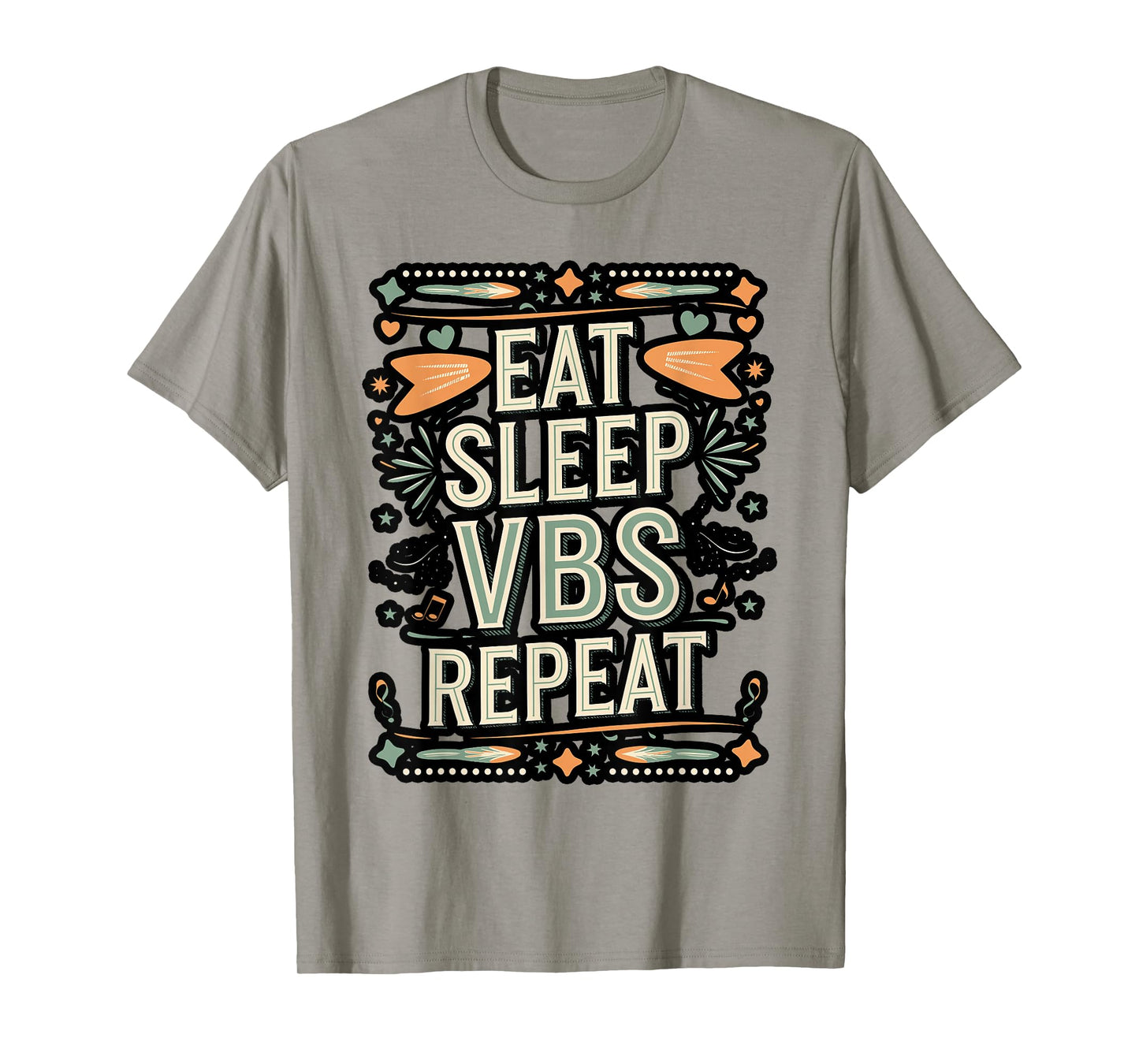 Eat Sleep VBS Repeat Bold Design T-Shirt