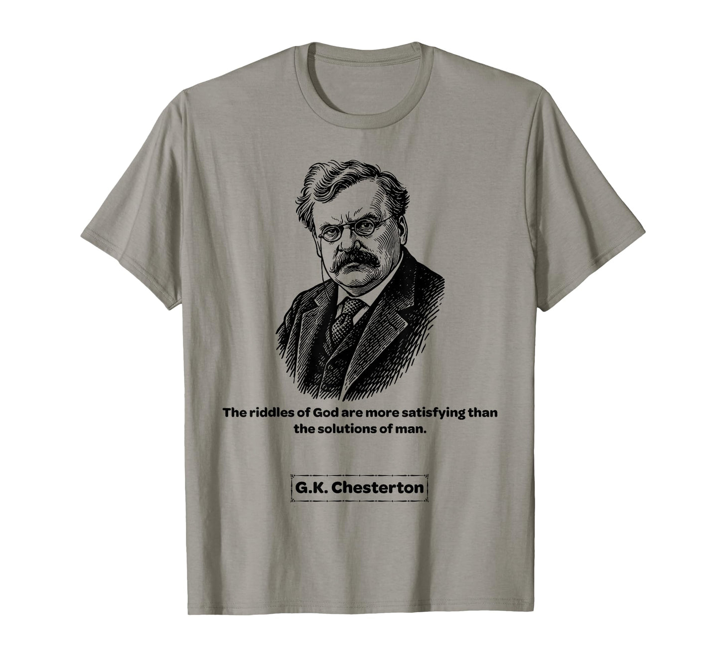 G.K. Chesterton Riddles of God Men Women Kids Gift T-Shirt