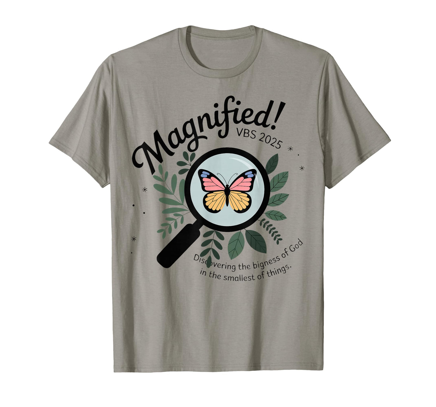 Magnified VBS 2025 Butterfly Discovering The Bigness Of God T-Shirt