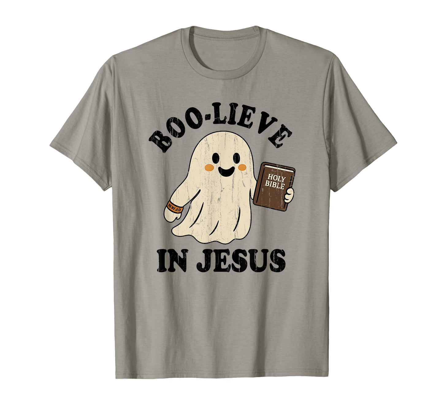 Boo-Lieve in Jesus, Christian Halloween T-Shirt