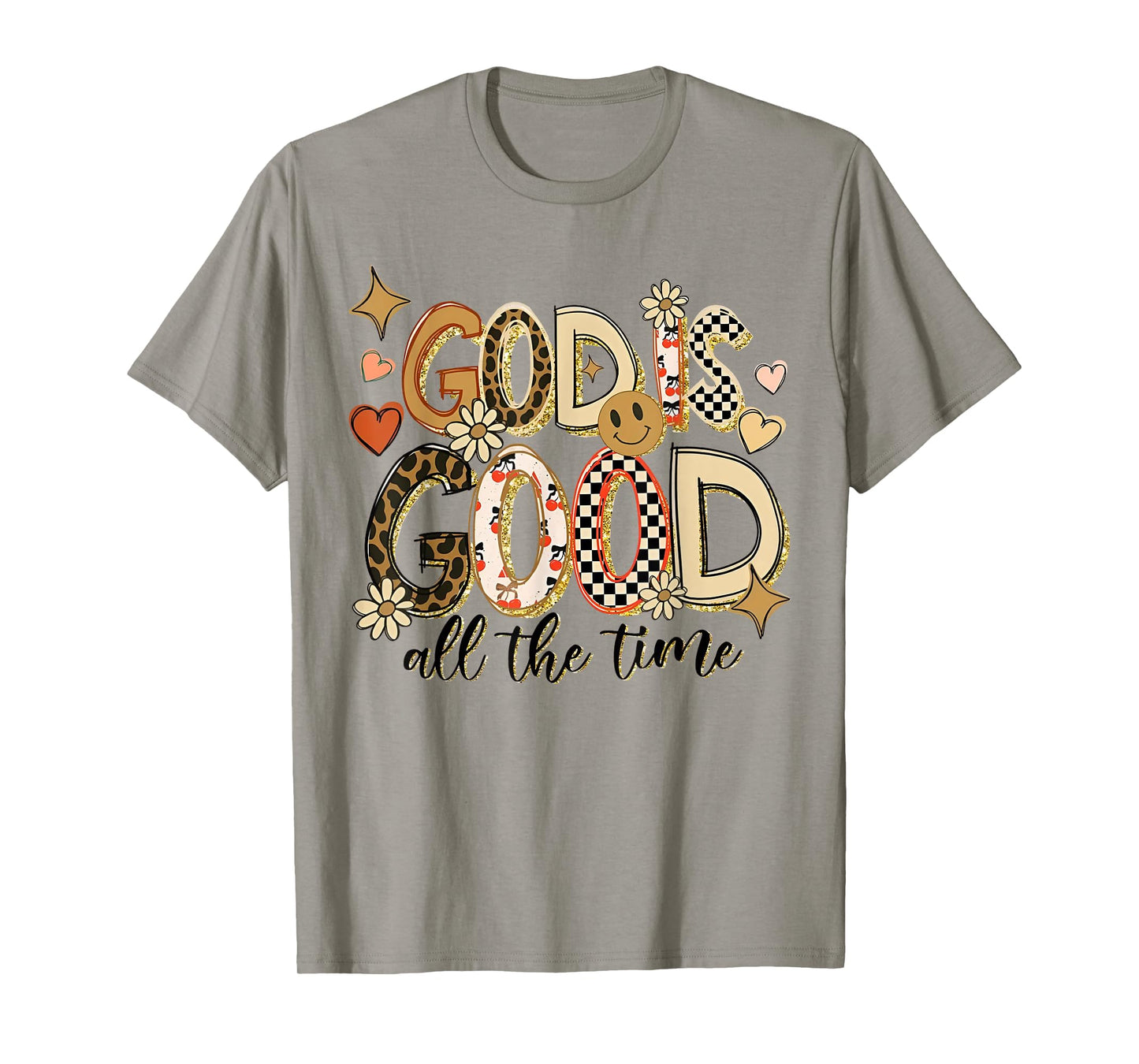 God is Good All The Time Christian Vintage Jesus Lover T-Shirt