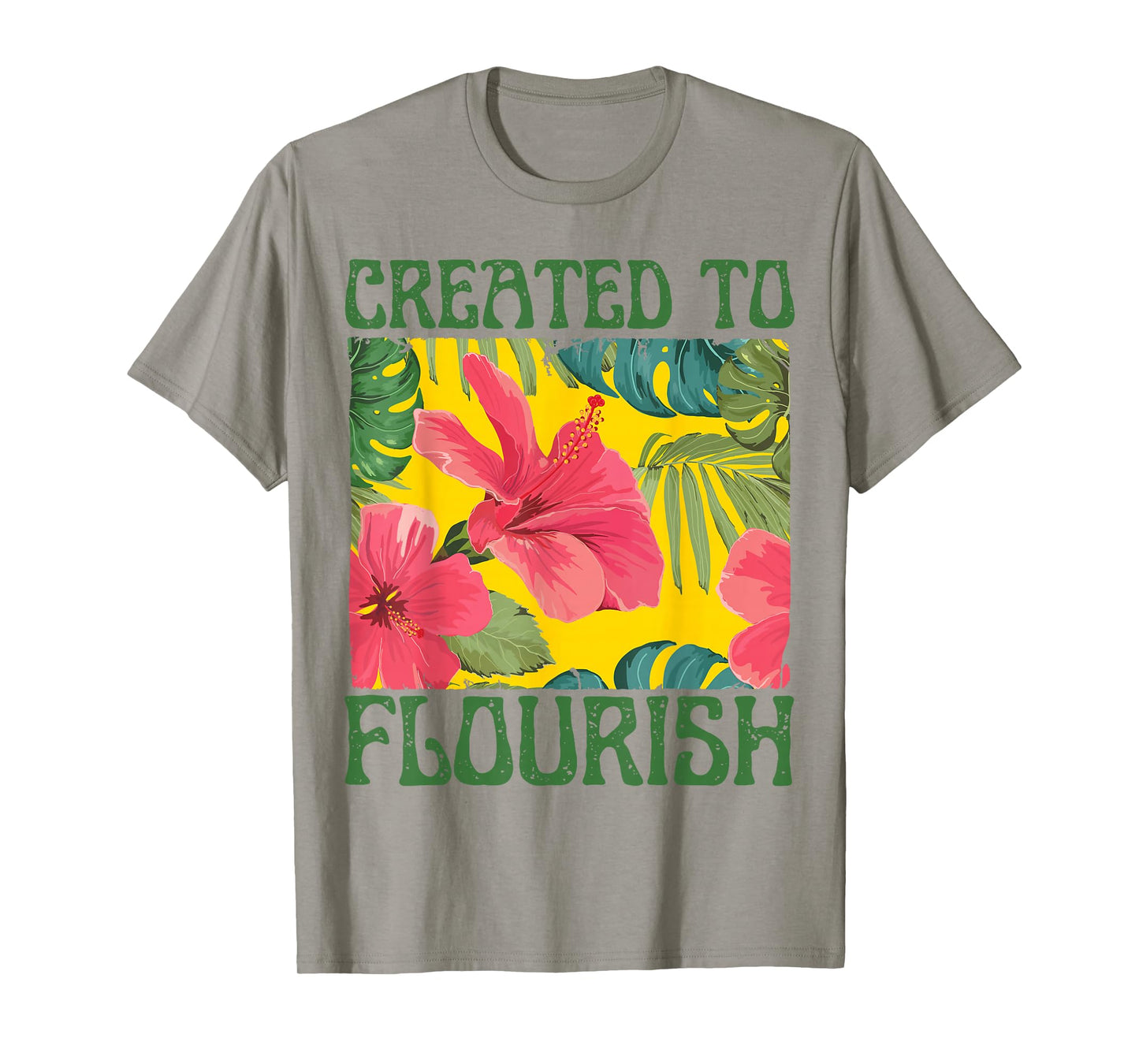Created to Flourish Vintage Flowers T-Shirt
