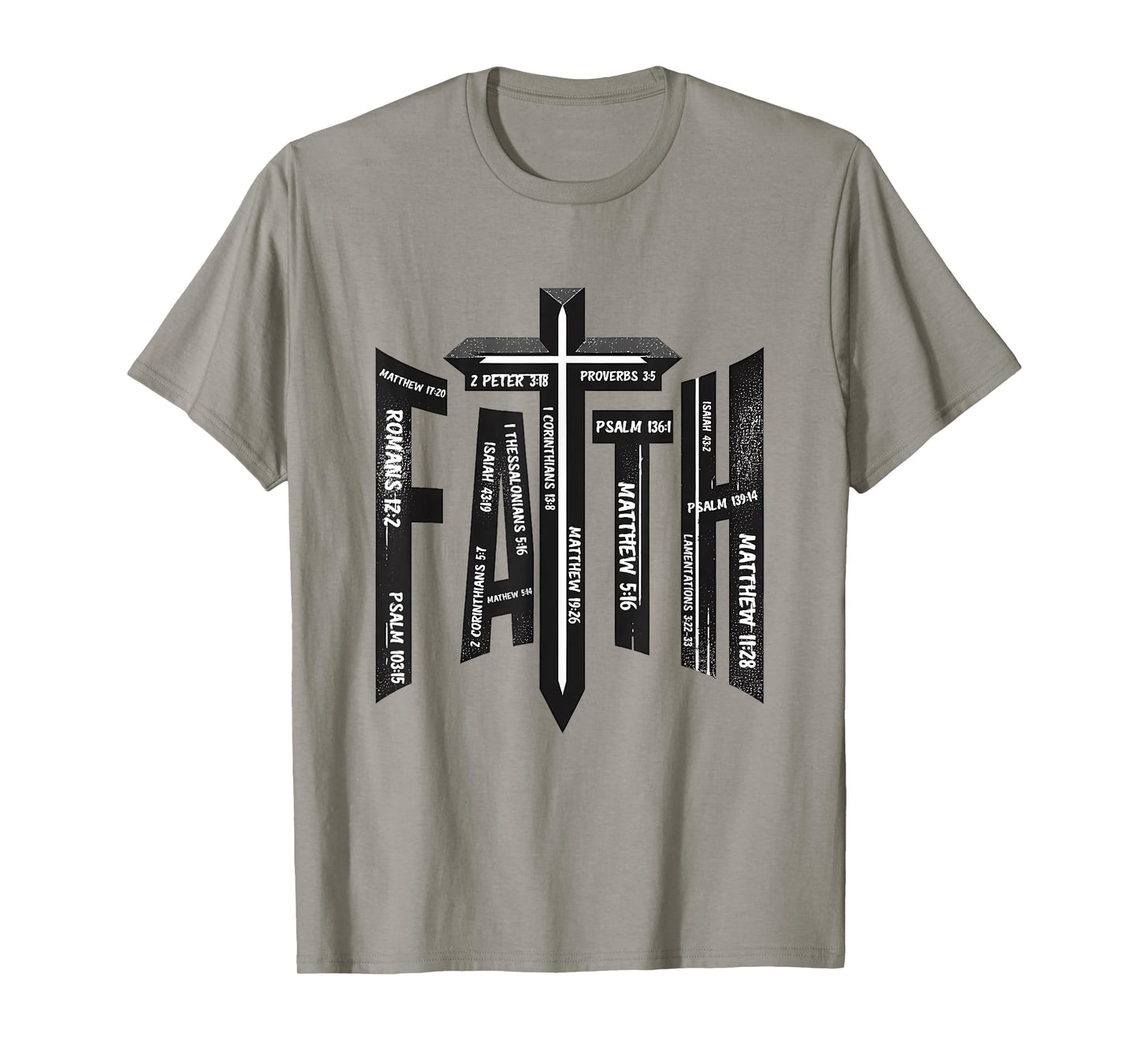 Christian Faith Bible Verses Religious Beliefs T-Shirt