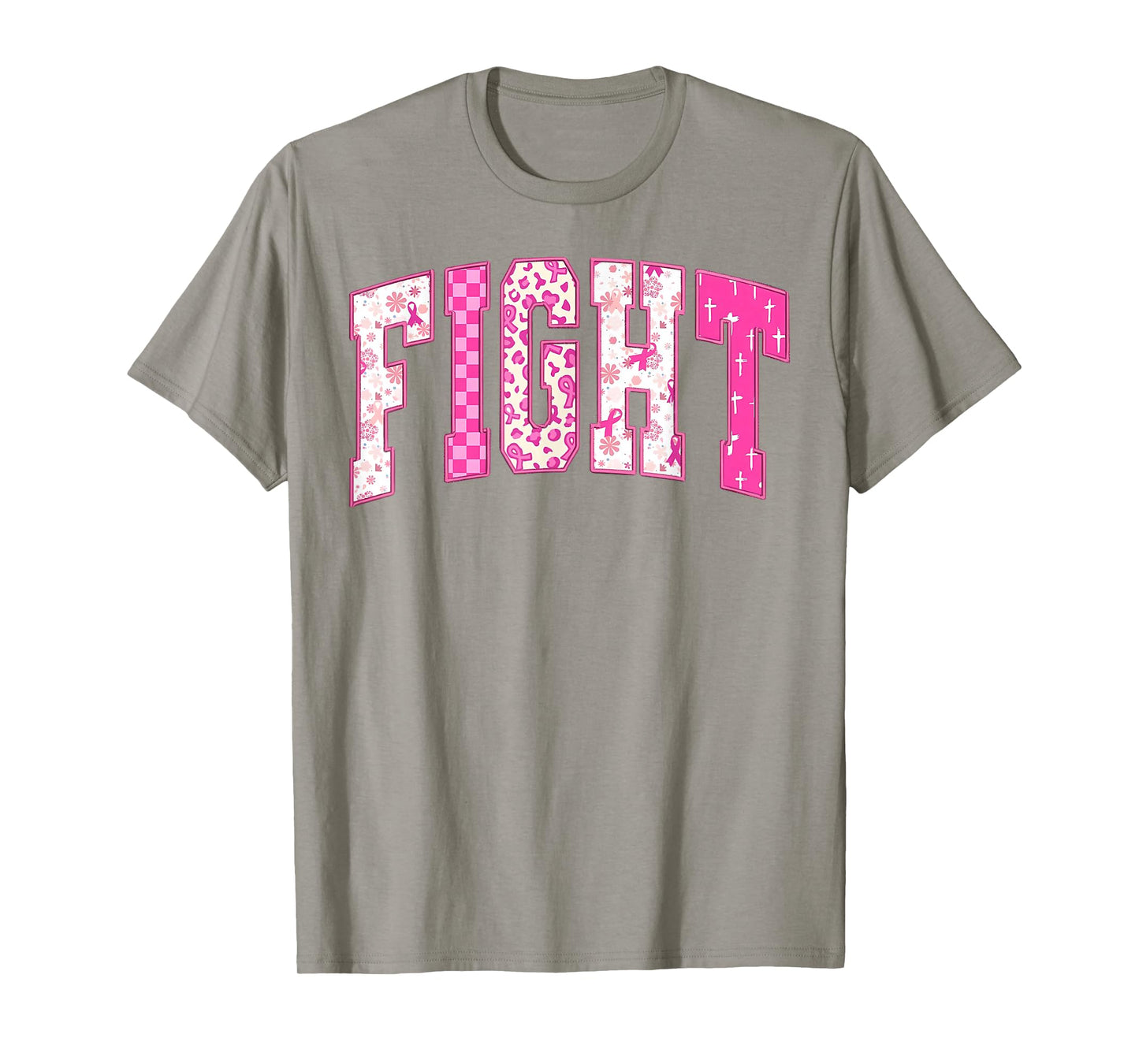Breast Cancer Christian Fight Hope Faith Love Matching Group T-Shirt