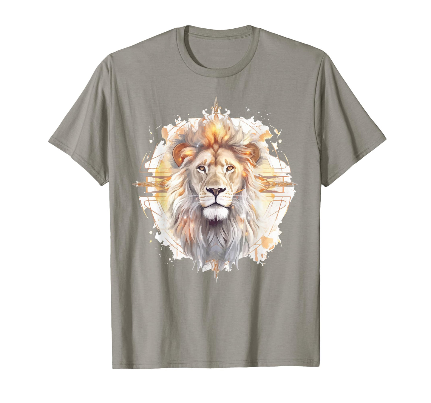 Lion of Judah Shirt Men Fathers Day Christian Religious Dad T-Shirt