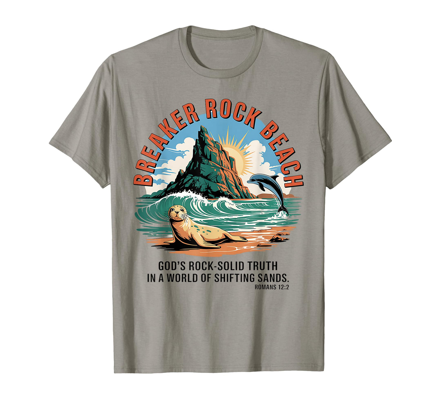 Breaker Rock Beach Christian God's Rock-Solid Truth VBS 2025 T-Shirt