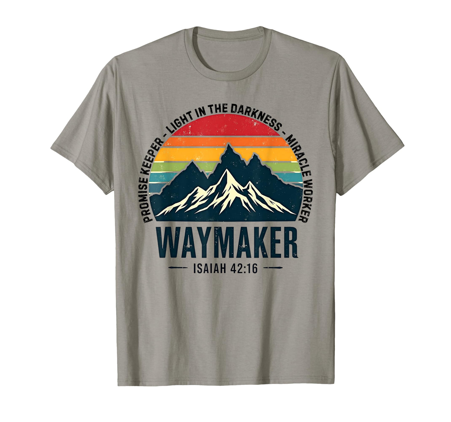 Vintage Waymaker Promise Keeper Miracle Worker Christian T-Shirt
