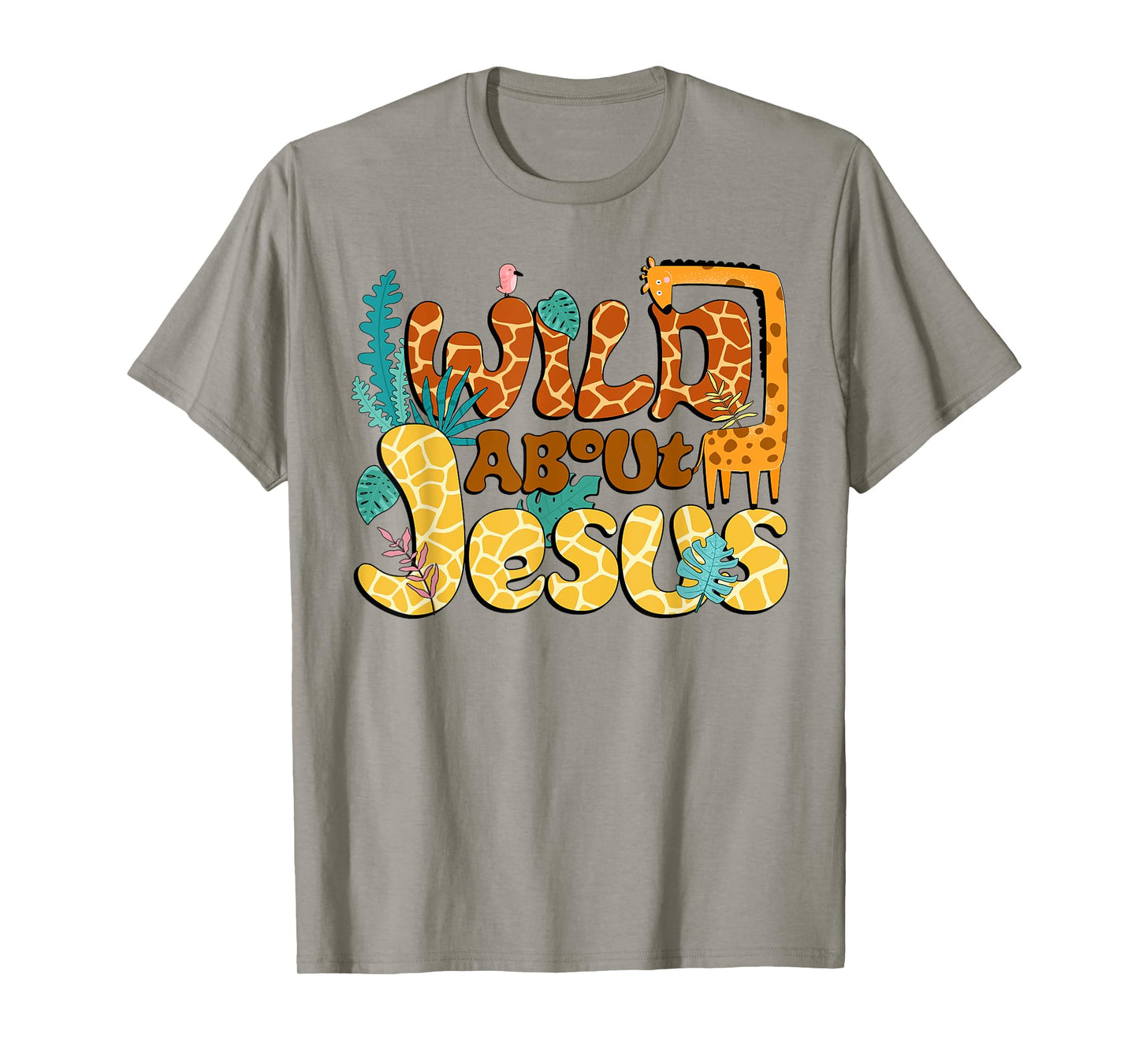 Wild About Jesus Christian Believer Leopard Zebra Print T-Shirt
