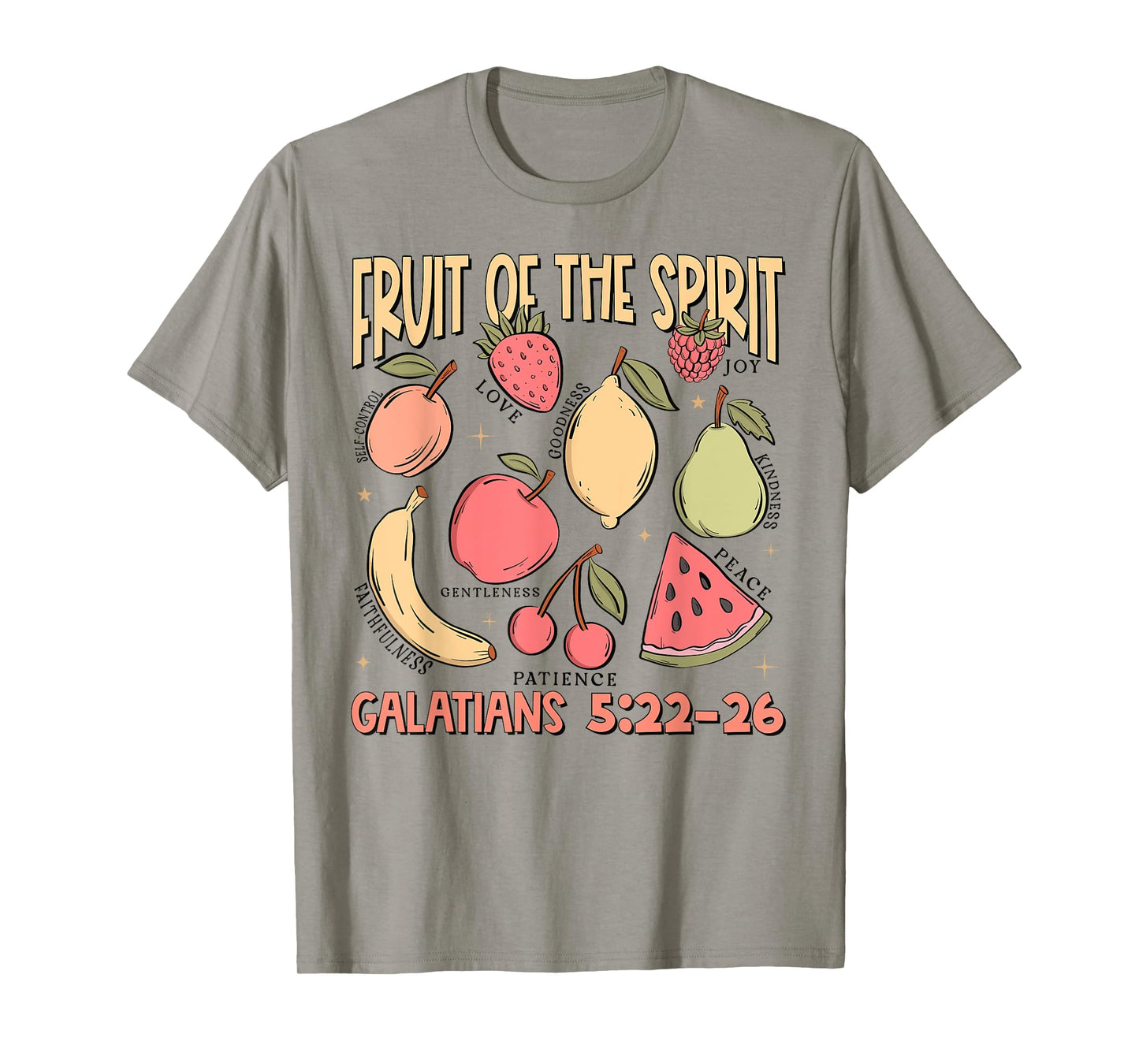 Fruits Of The Spirit Christian Bible Verse Jesus Faith Women T-Shirt