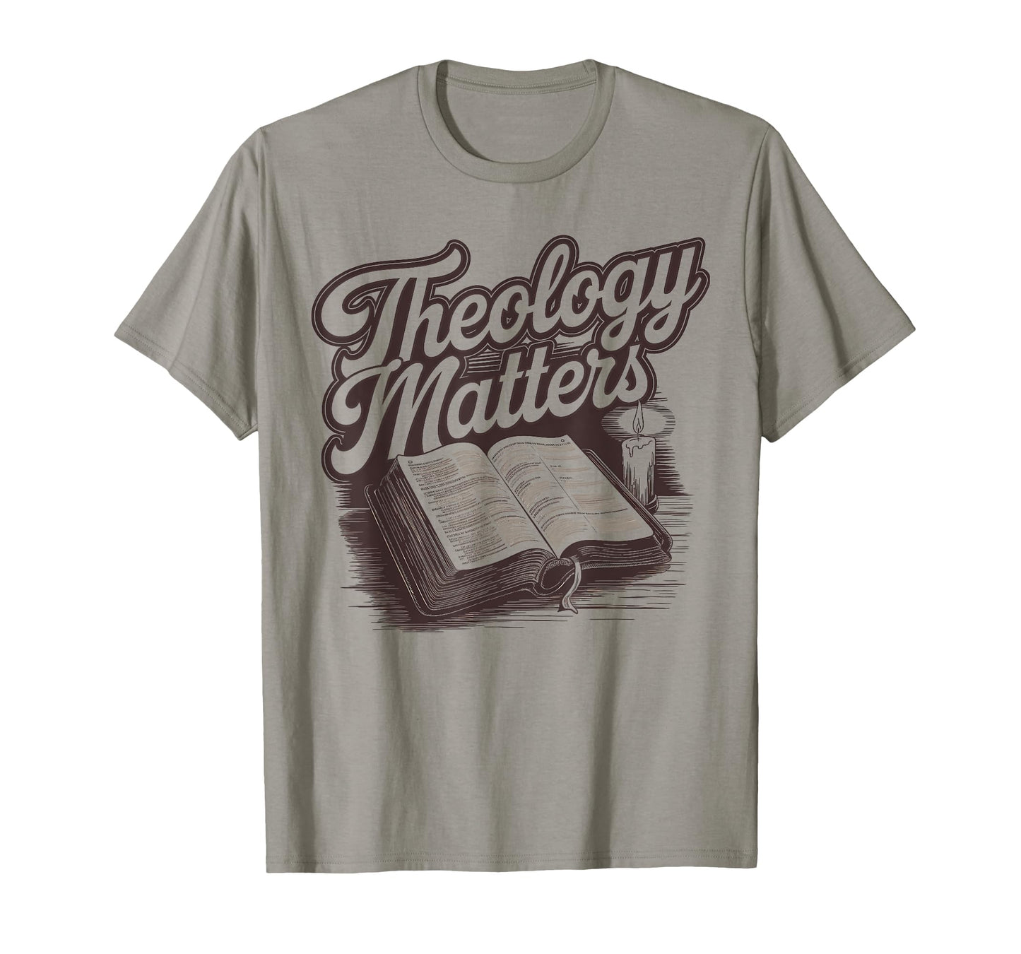 Theology Matters Open Book Design T-Shirt