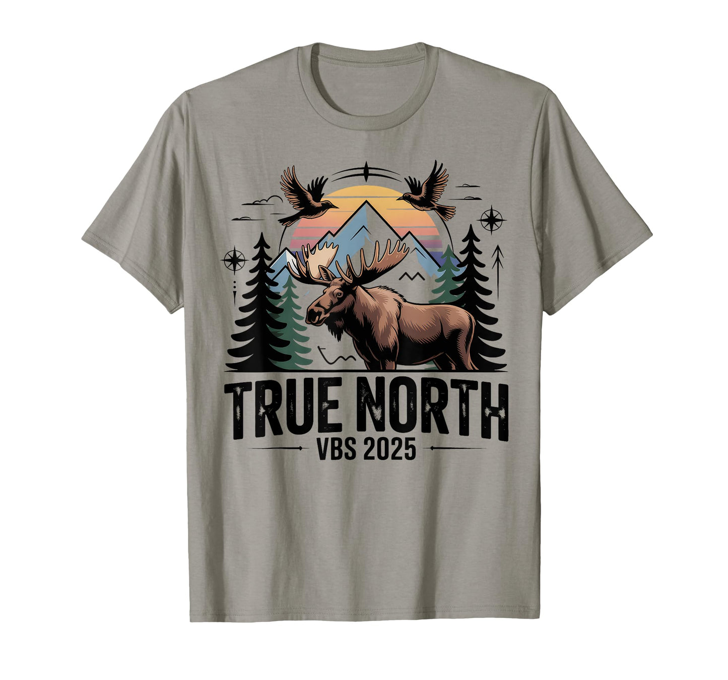 VBS 2025 True North Trusting Jesus Christian Summer T-Shirt